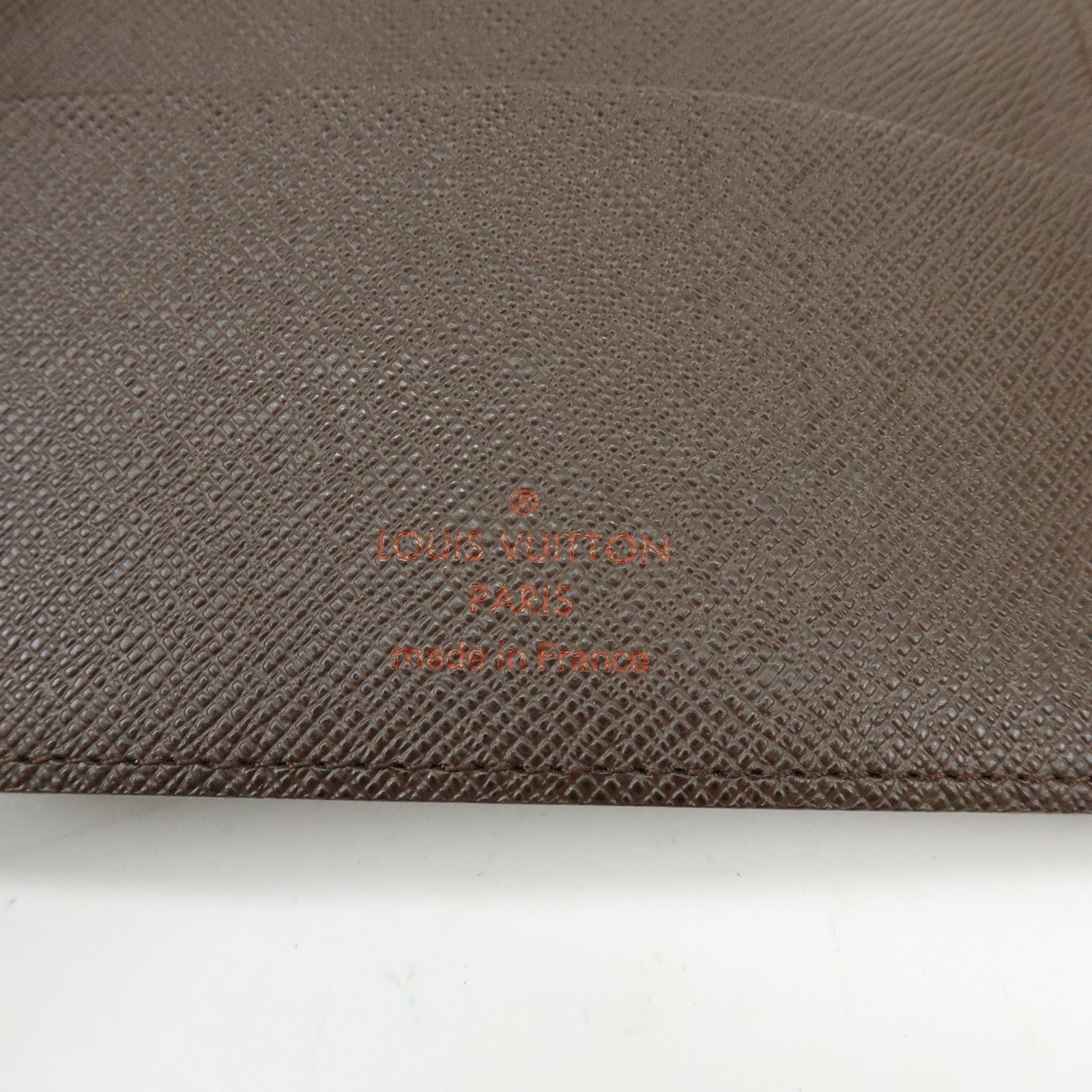 Louis Vuitton Damier Agenda MM Canvas Planner Cover Brown R20701