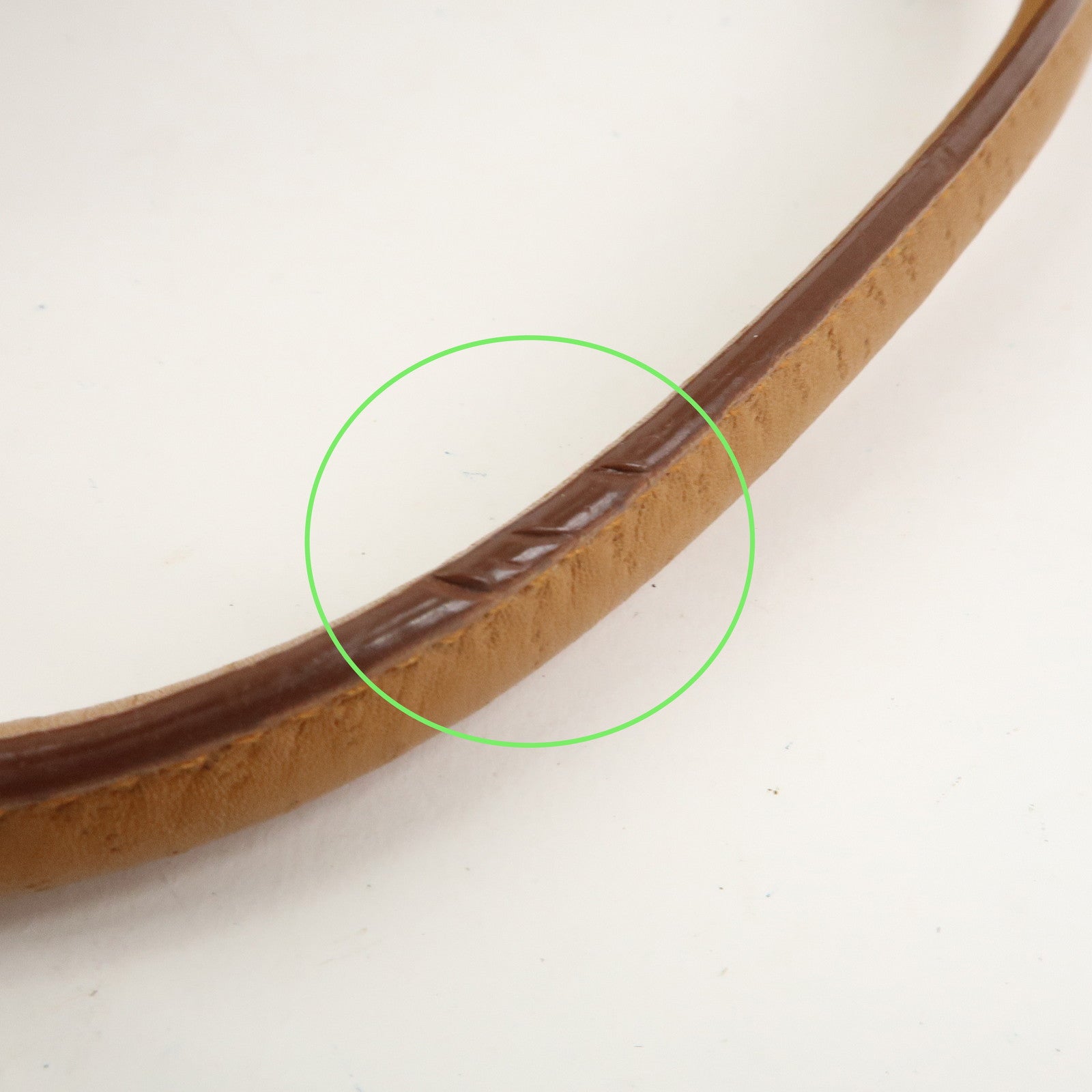 Ferragamo Gancini Leather Shoulder Bag Hand Bag Light Brown