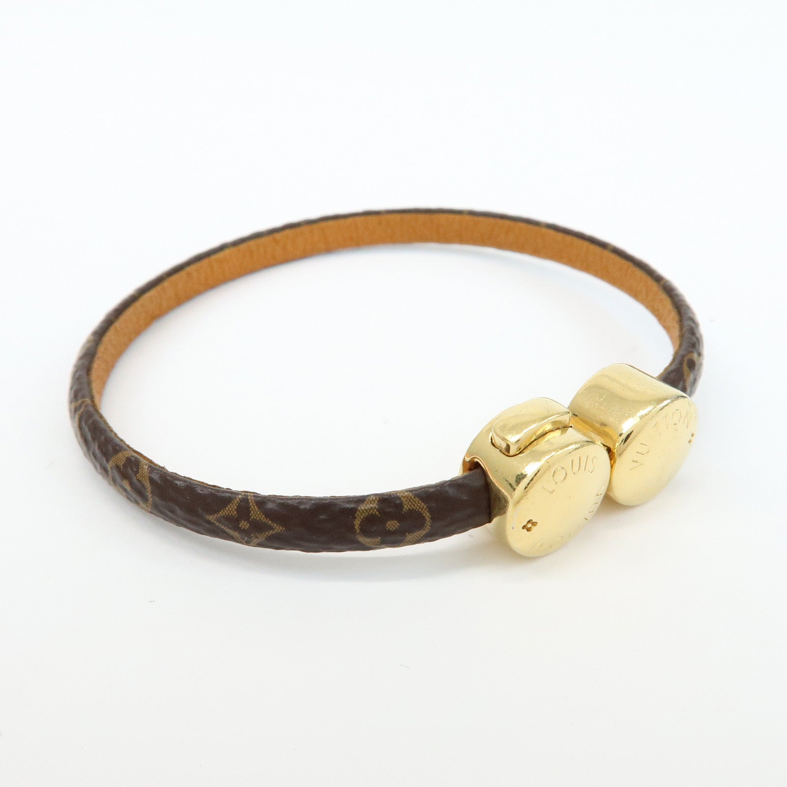 Louis Vuitton Monogram Historic Mini Bracelet Size 17 M6407F