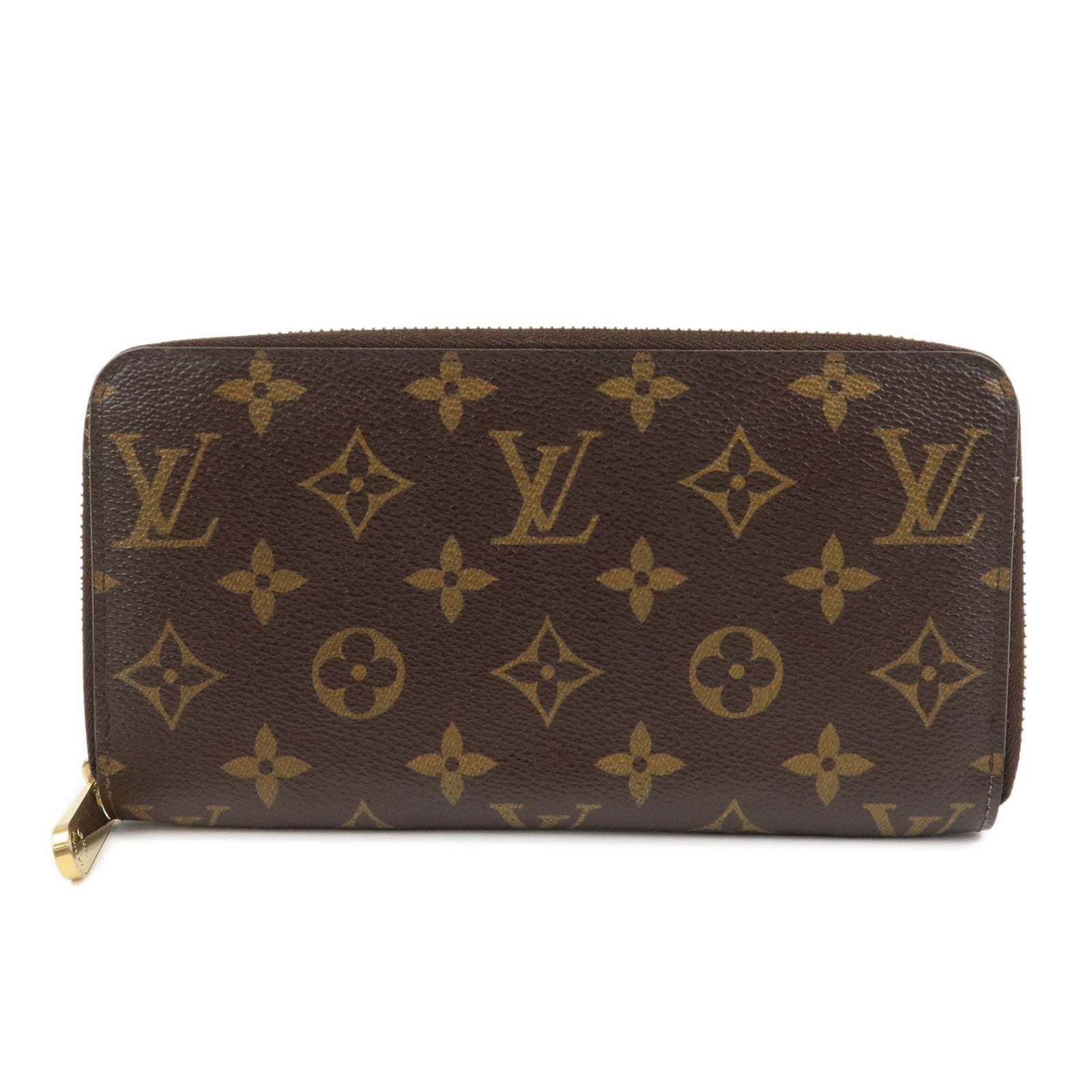 Louis Vuitton Monogram Canvas Zippy Long Wallet Brown M60017