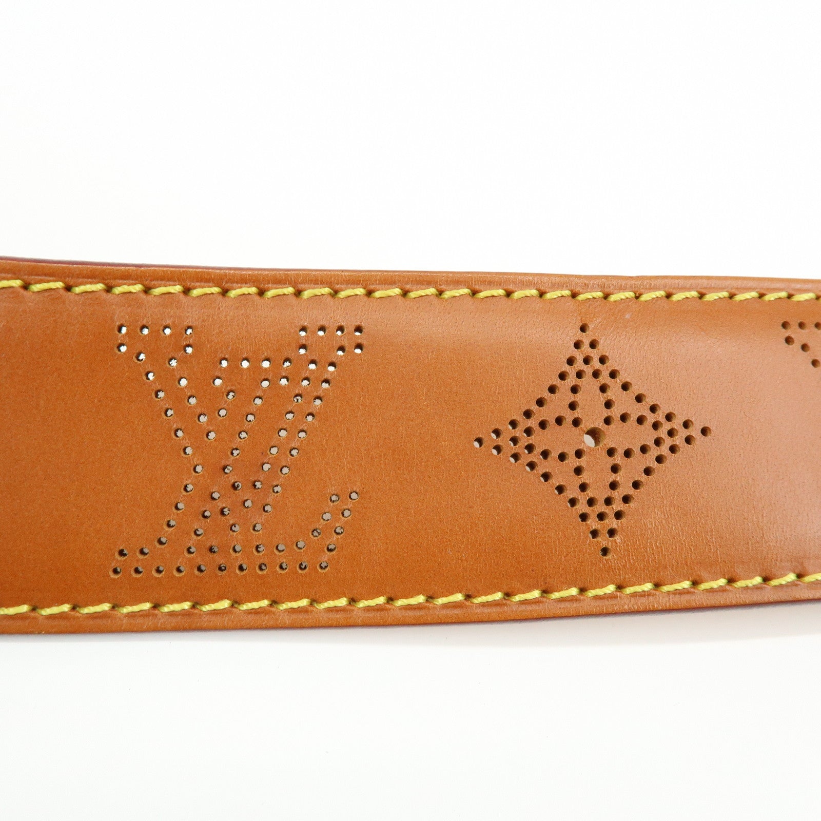 Louis Vuitton Monogram Ceinture Perforee Belt 90/36 Brown M6939