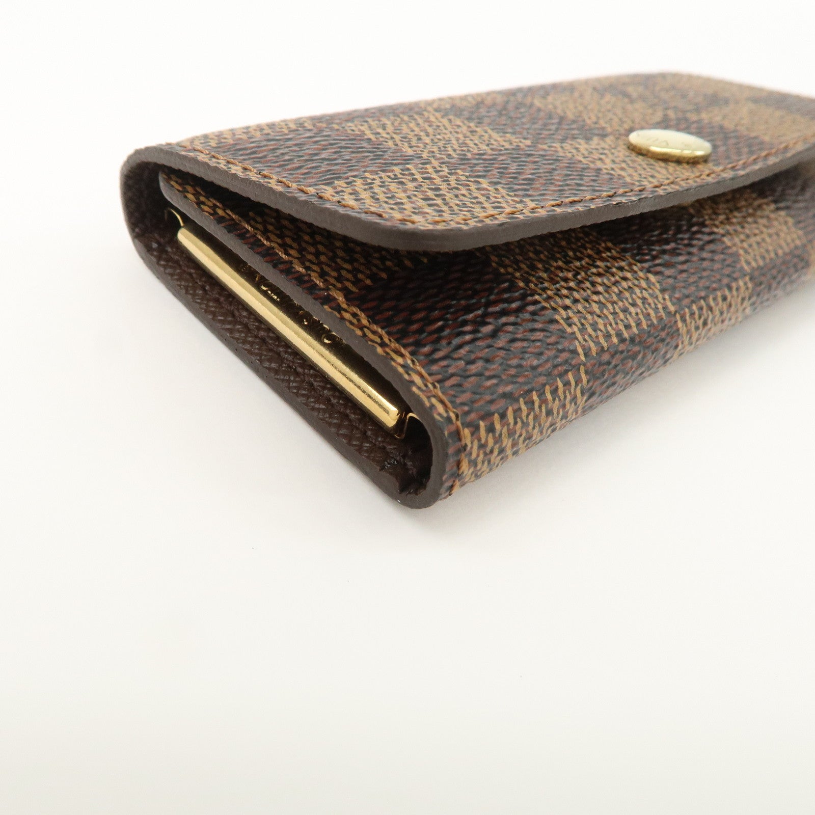 Louis Vuitton Damier Multicles 4 Key Case Damier Ebene Brown N62631