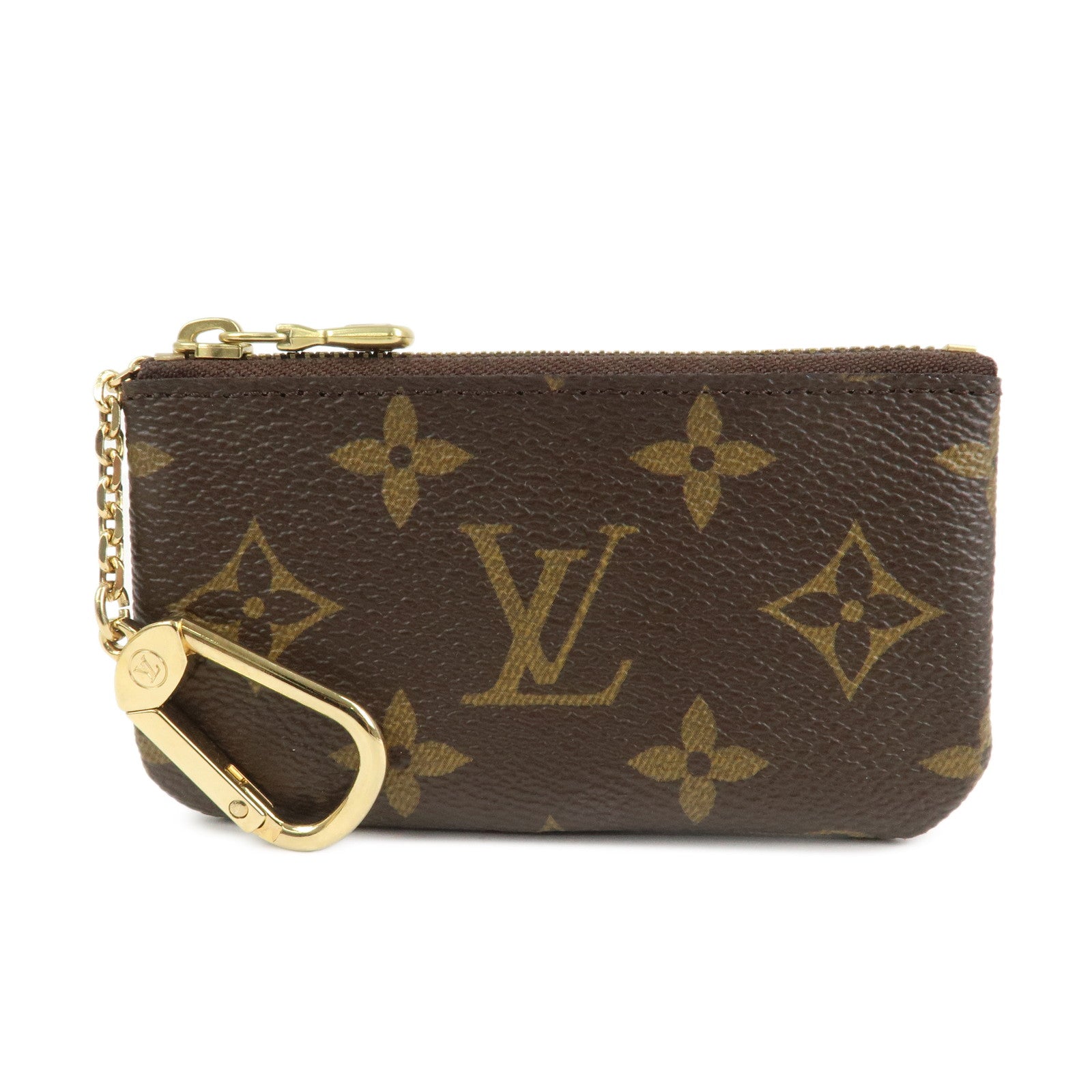 Louis Vuitton Monogram Pochette Cles Coin Case Key Case M62650