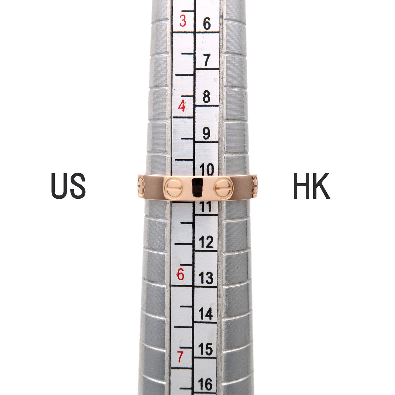 Cartier Mini Love Ring K18 750PG #49 US5 EU49 HK10.5 Rose Gold
