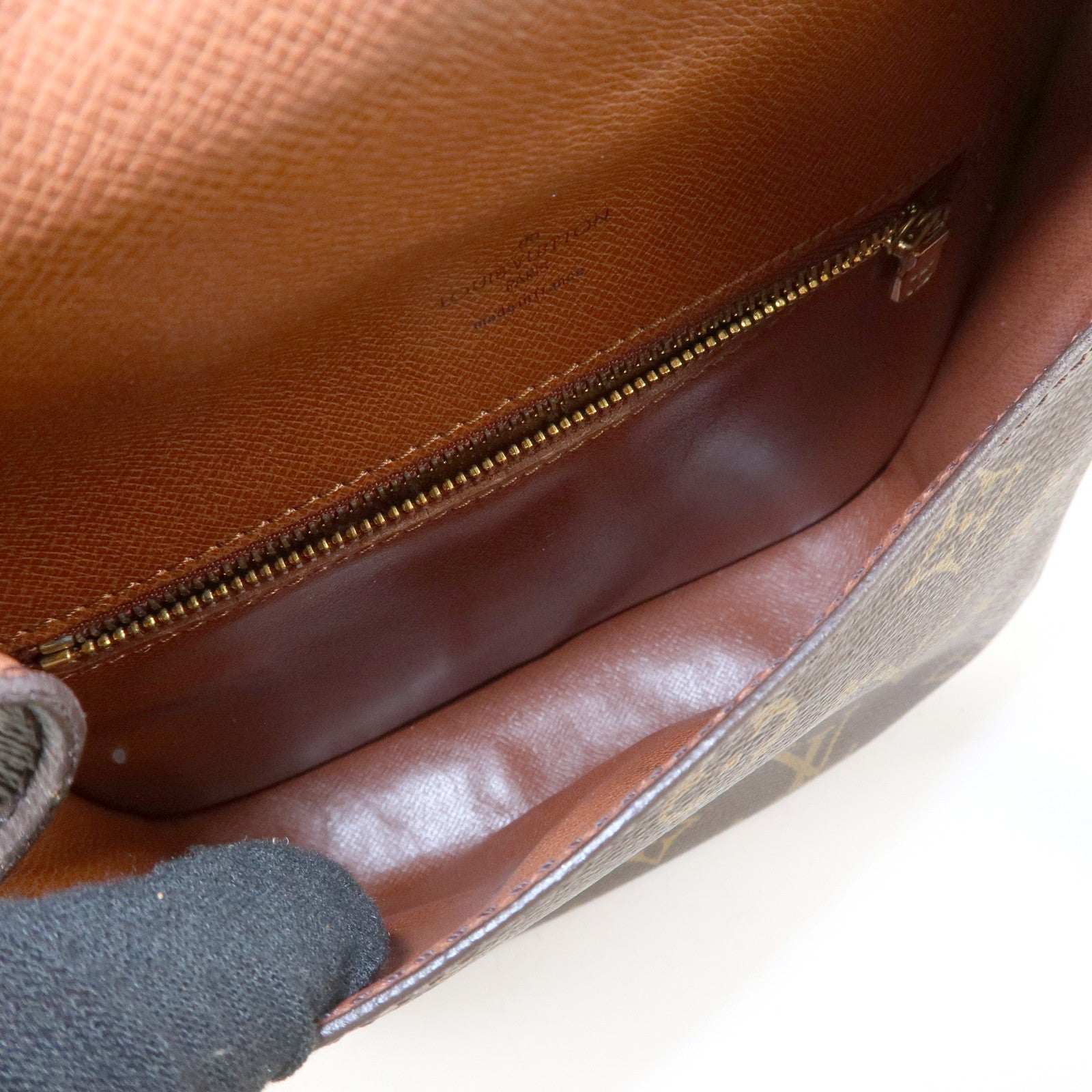 Louis Vuitton Monogram Saint Cloud MM Shoulder Bag Brown M51243 Used