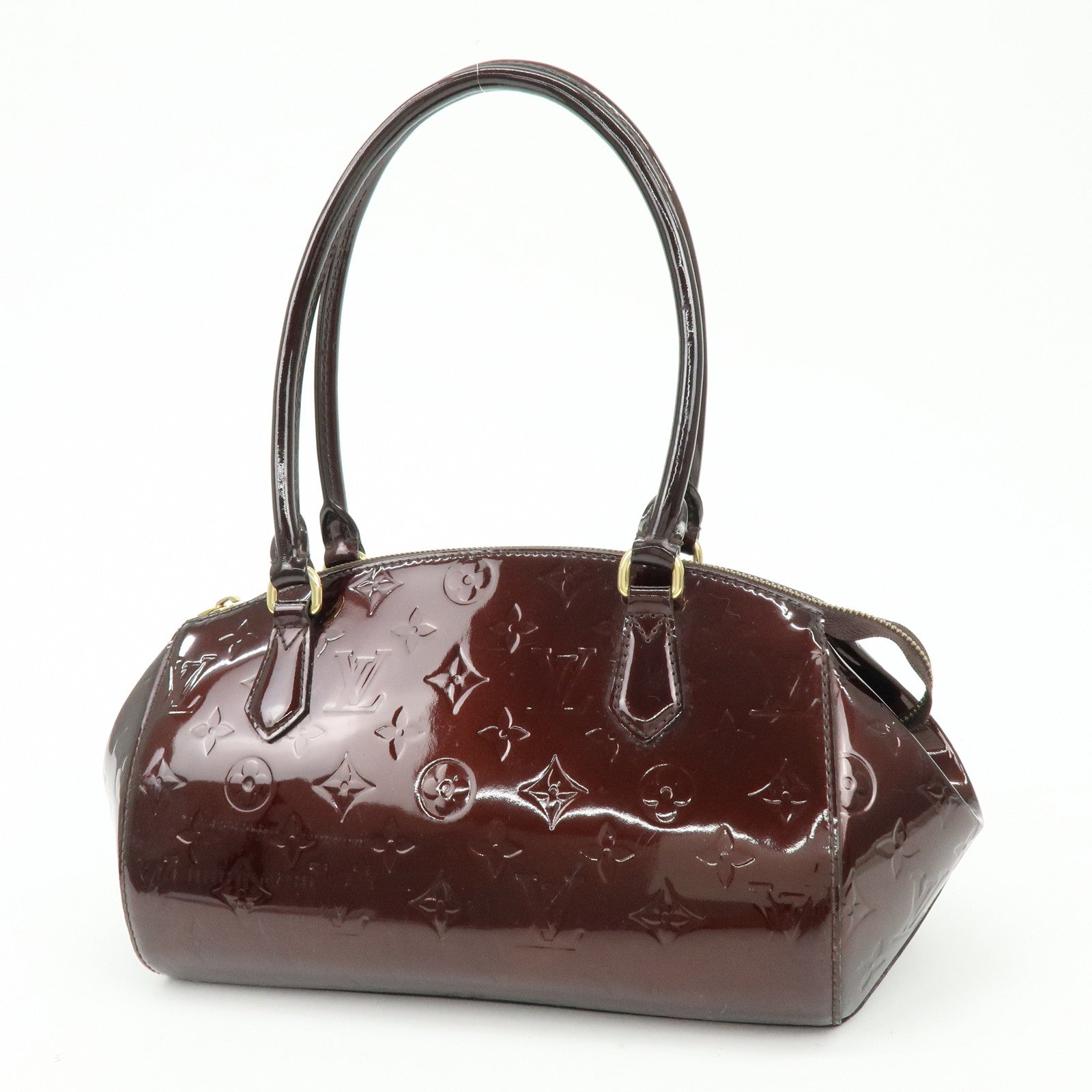 Louis Vuitton Monogram Vernis Leather Sherwood PM Hand Bag M91493