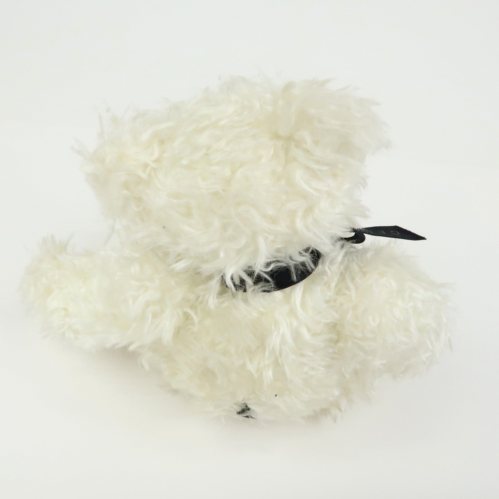 CELINE Macadam Teddy Bear Stuffed Animal White Light Brown
