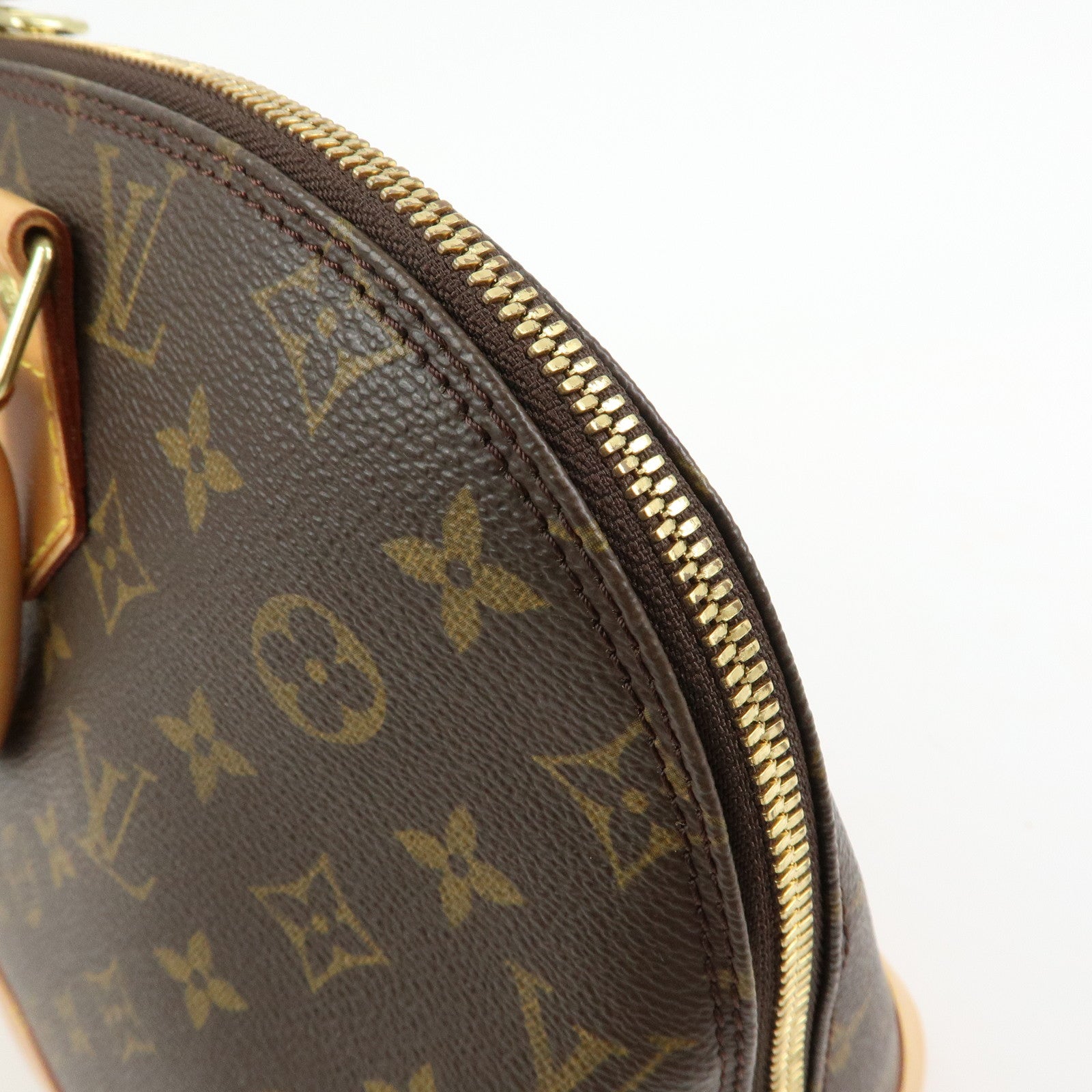 Louis Vuitton Monogram Alma Hand Bag Brown M51130