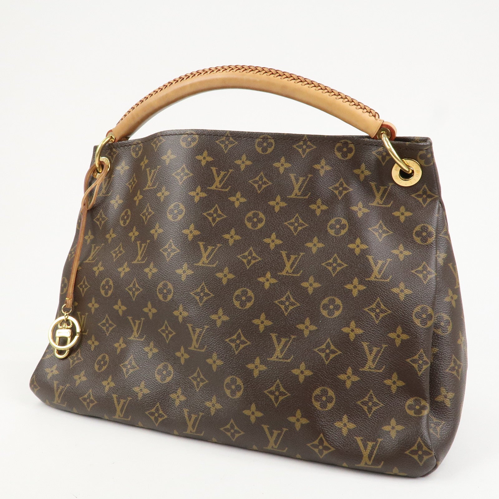Louis Vuitton Monogram Artsy MM Shoulder Bag Brown M40249