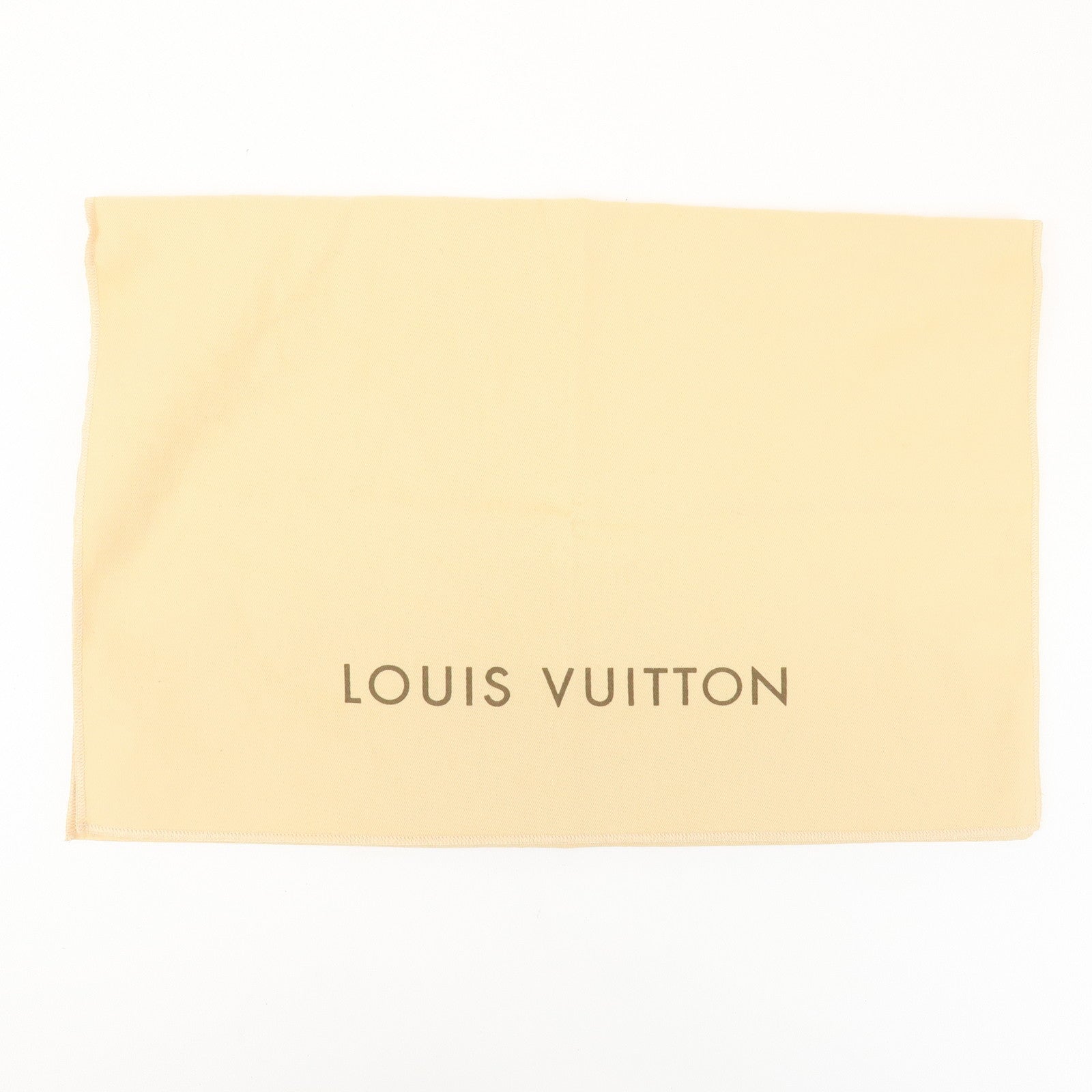 Louis Vuitton Set of 10 Dust Bag Storage Bag Flap Style Beige