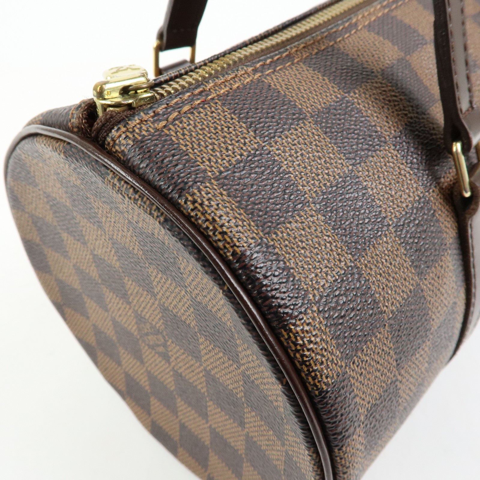 Louis Vuitton Damier Ebene Papillon 30 Hand Bag Brown N51303