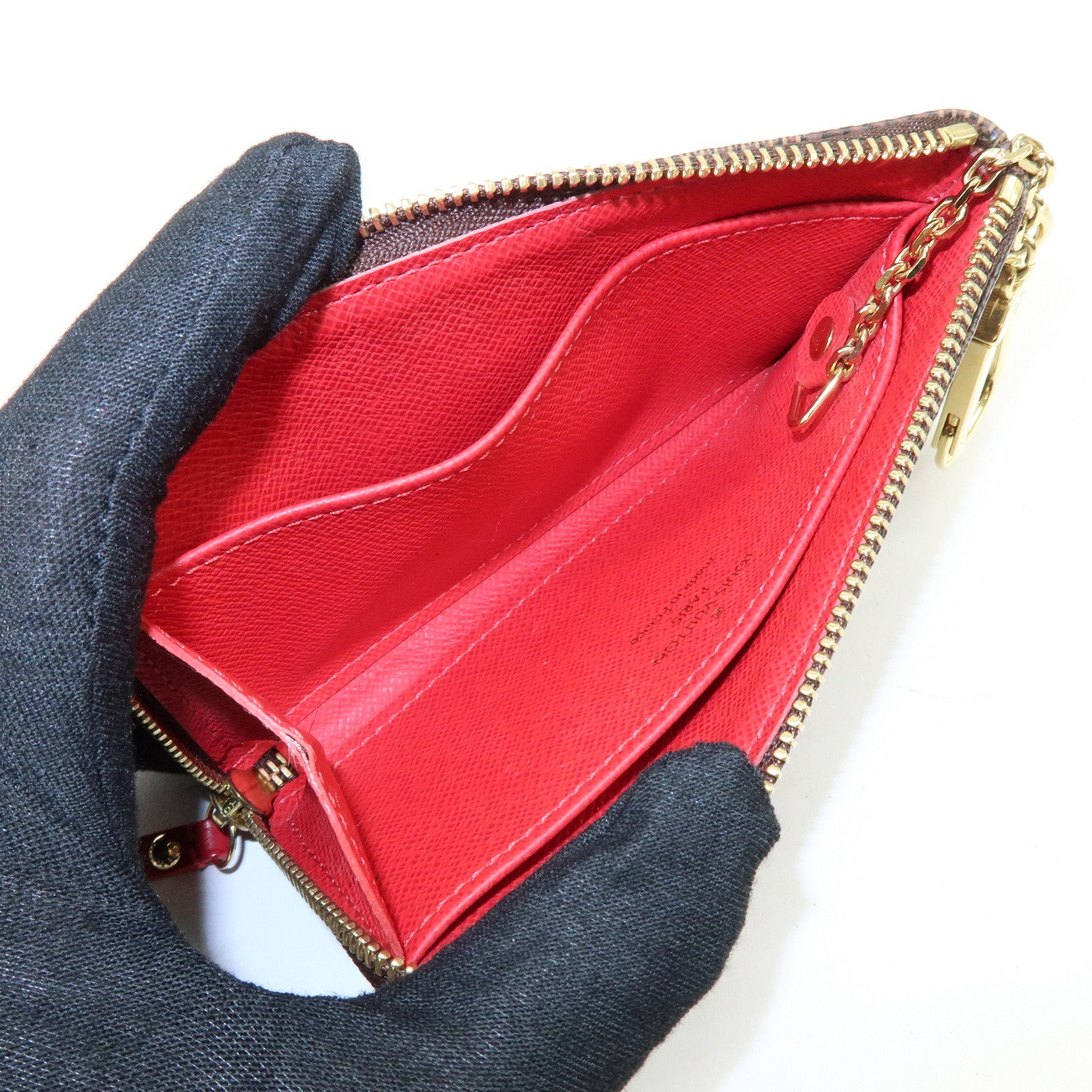 Louis Vuitton Damier T&B Pochette Cles Complice Coin Case N61742