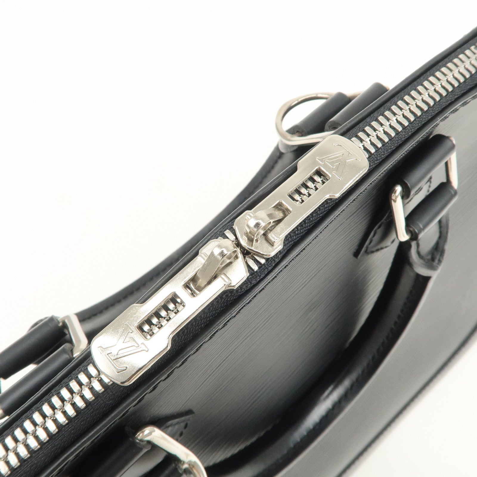 Louis Vuitton Epi Leather Alma PM Hand Bag Noir Black M52802