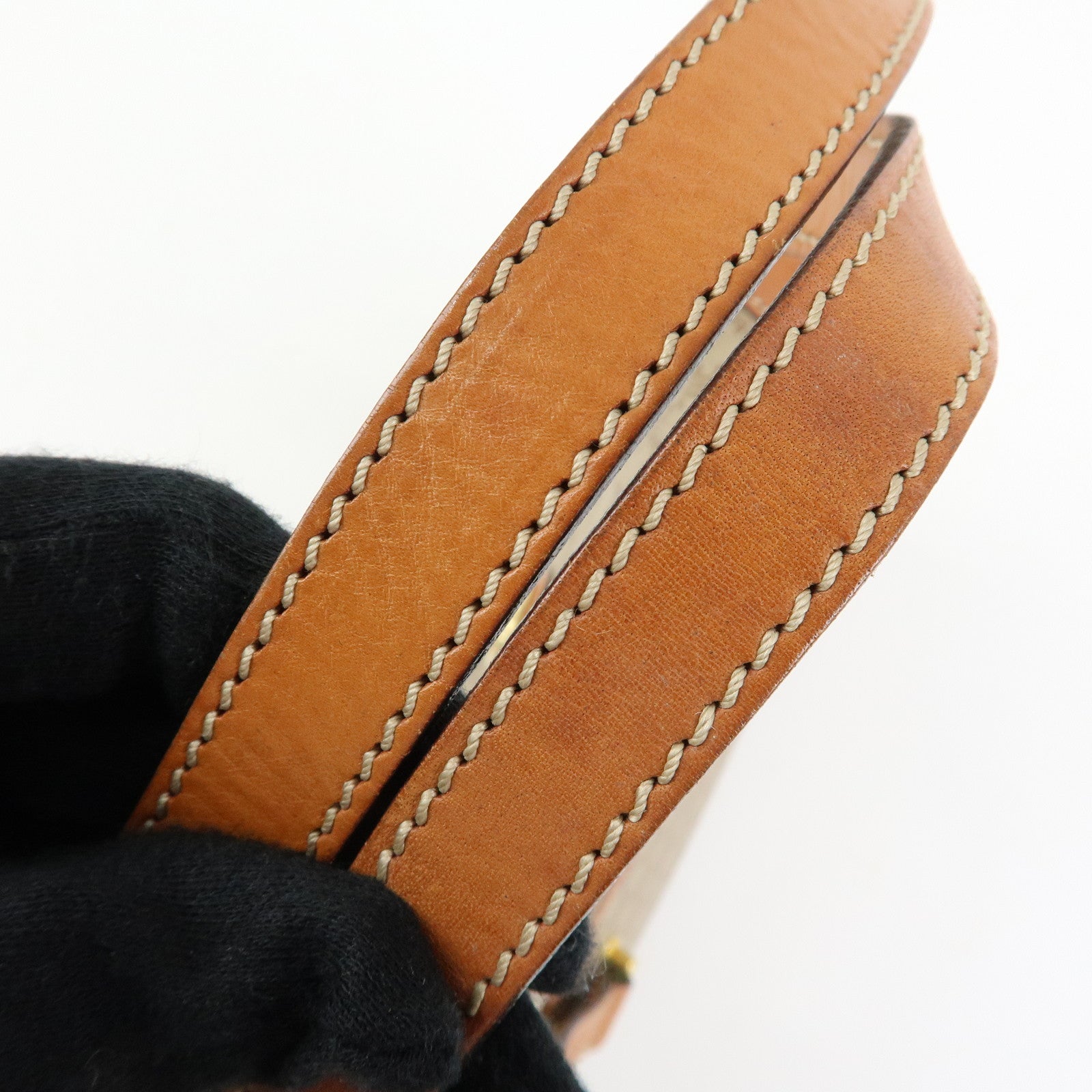 CELINE Logo Macadam PVC Leather Hand Bag Shoulder Bag Beige Brown