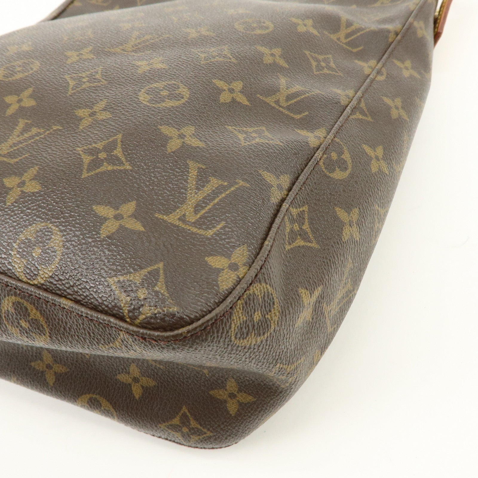 Louis Vuitton Monogram Looping GM Shoulder Bag Brown M51145