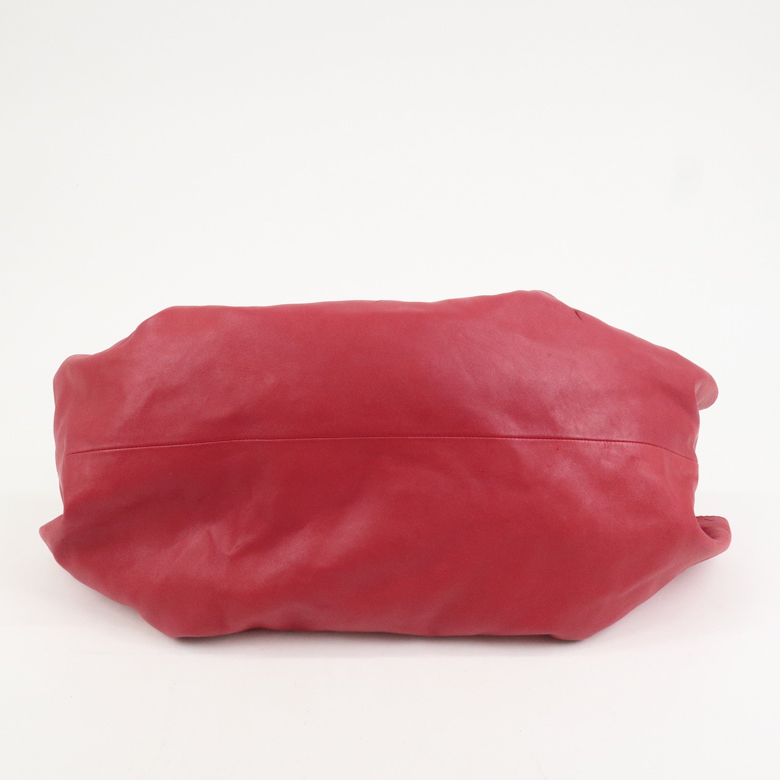 LOEWE Anagram Nappa Leather Nappa Aire Hand Bag Shoulder Bag Red