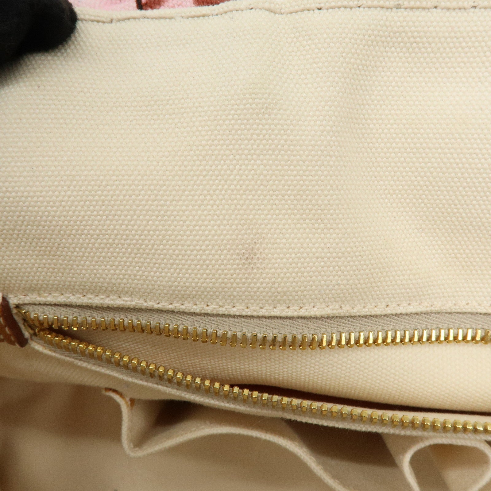 PRADA Canapa Large Triangle Logo Canvas Tote Bag Bordeaux B1872B