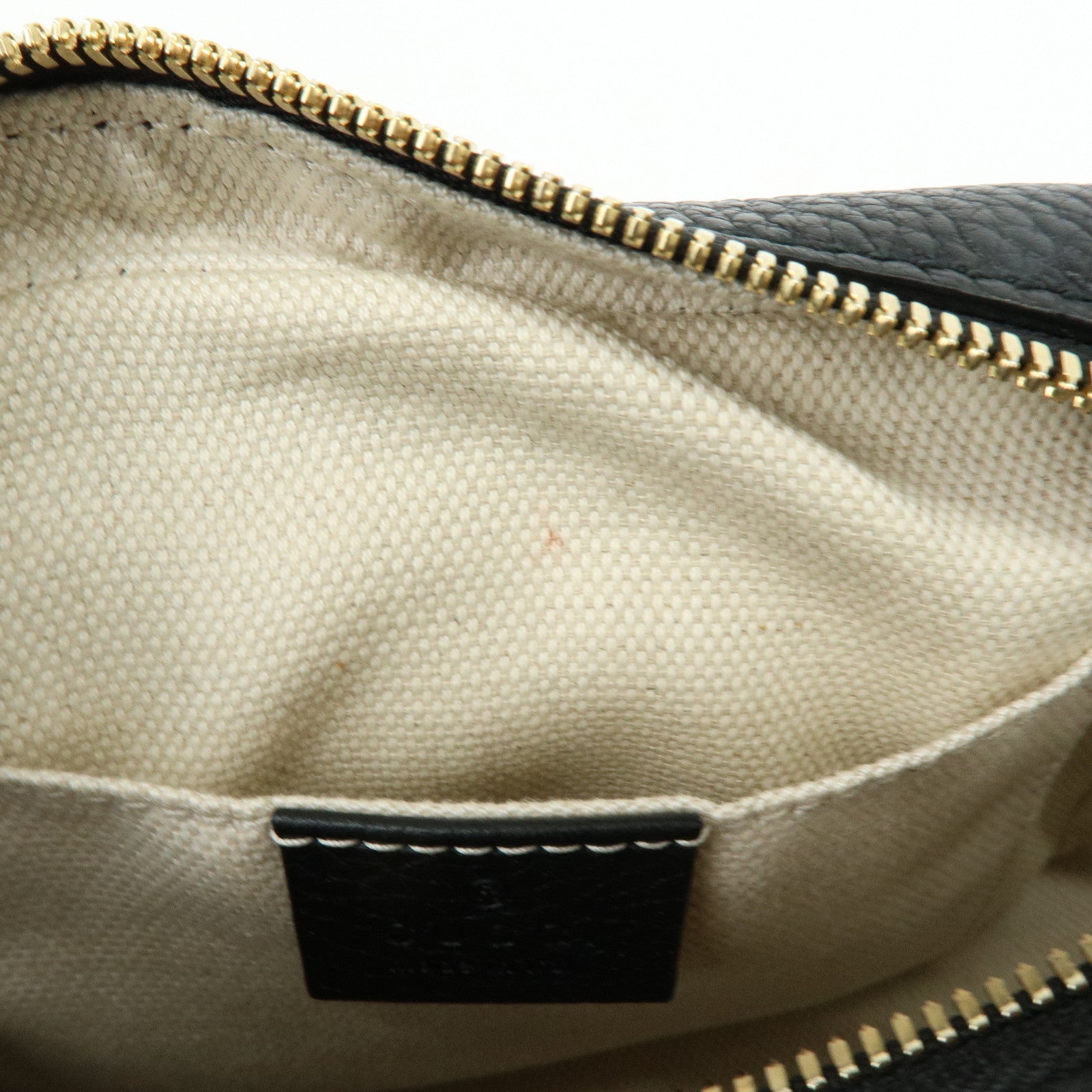 GUCCI SOHO Leather Shoulder Bag Crossbody Bag Black 308364