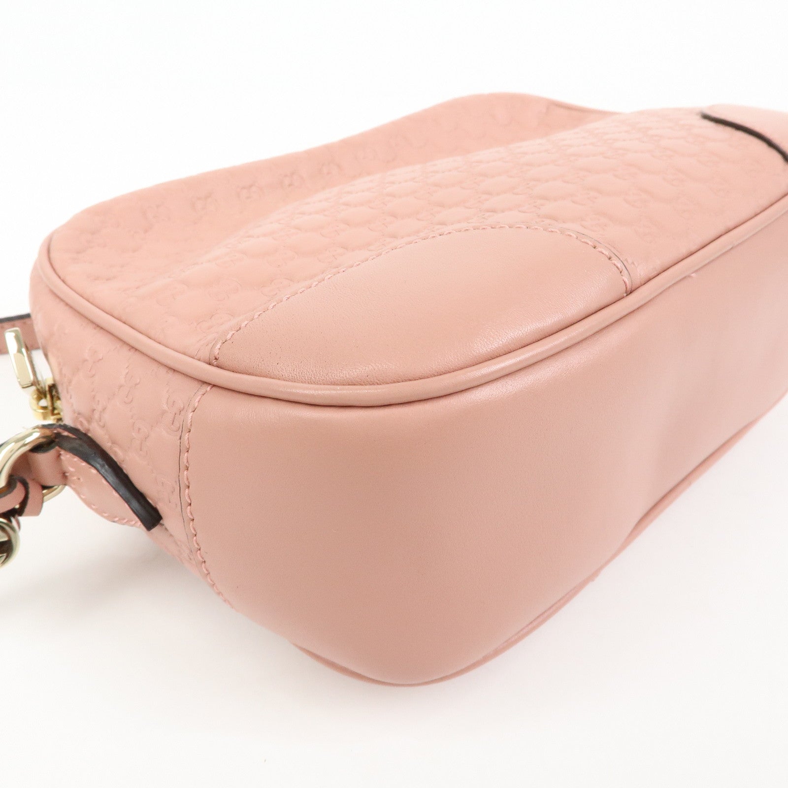 GUCCI Interlocking G Microguccissima Shoulder Bag Pink 449413