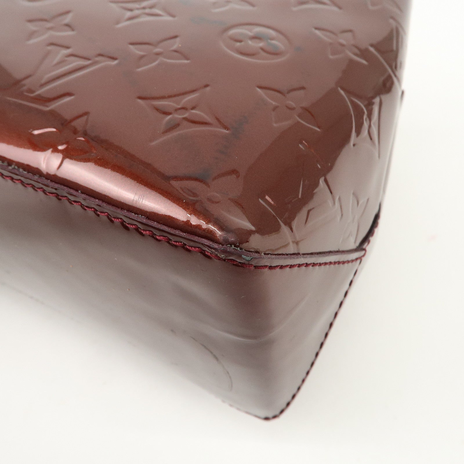 Louis Vuitton Monogram Vernis Wilshire PM Rouge Faurviste M91644 Used