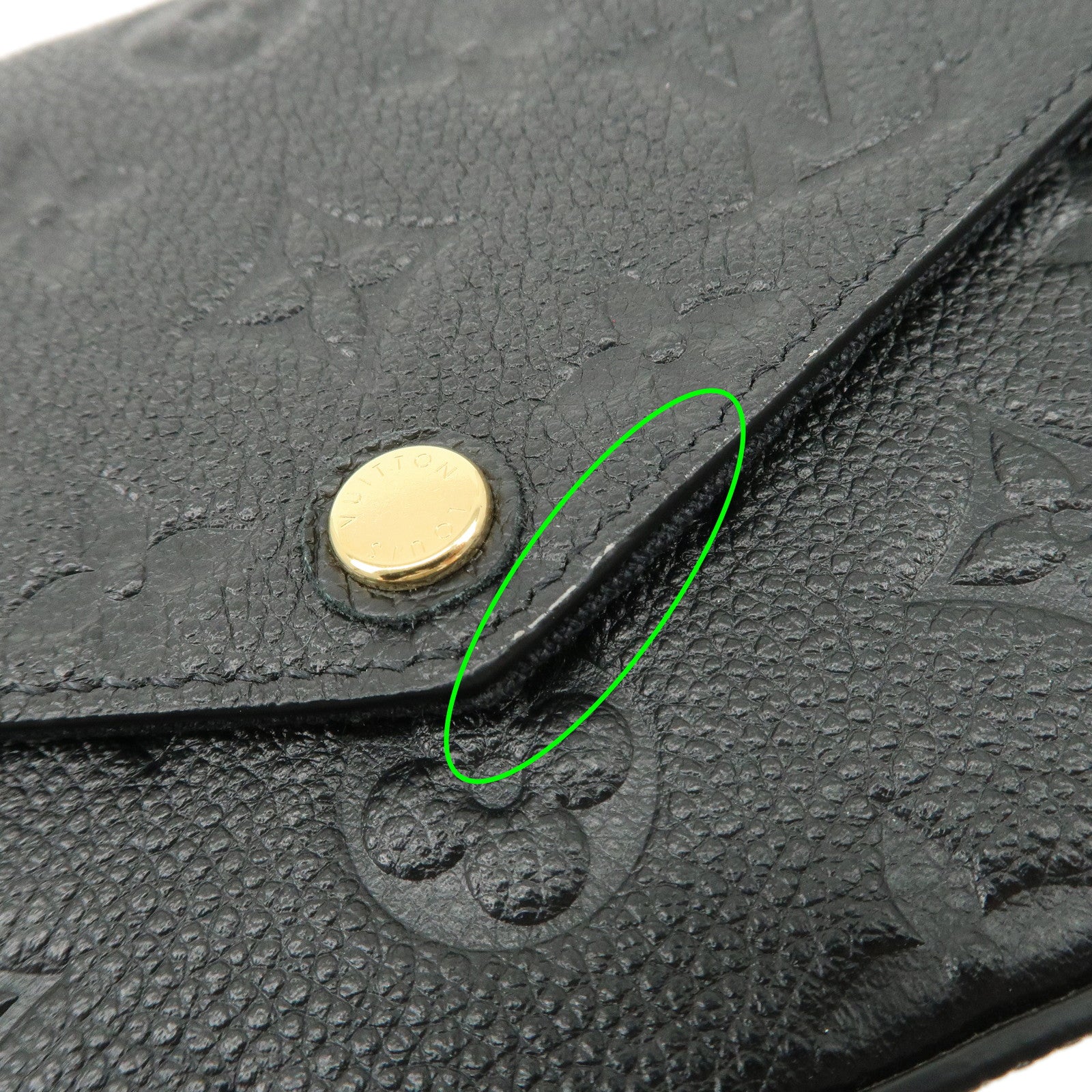 Louis Vuitton Monogram Empreinte Pochette Felicie Noir M82477