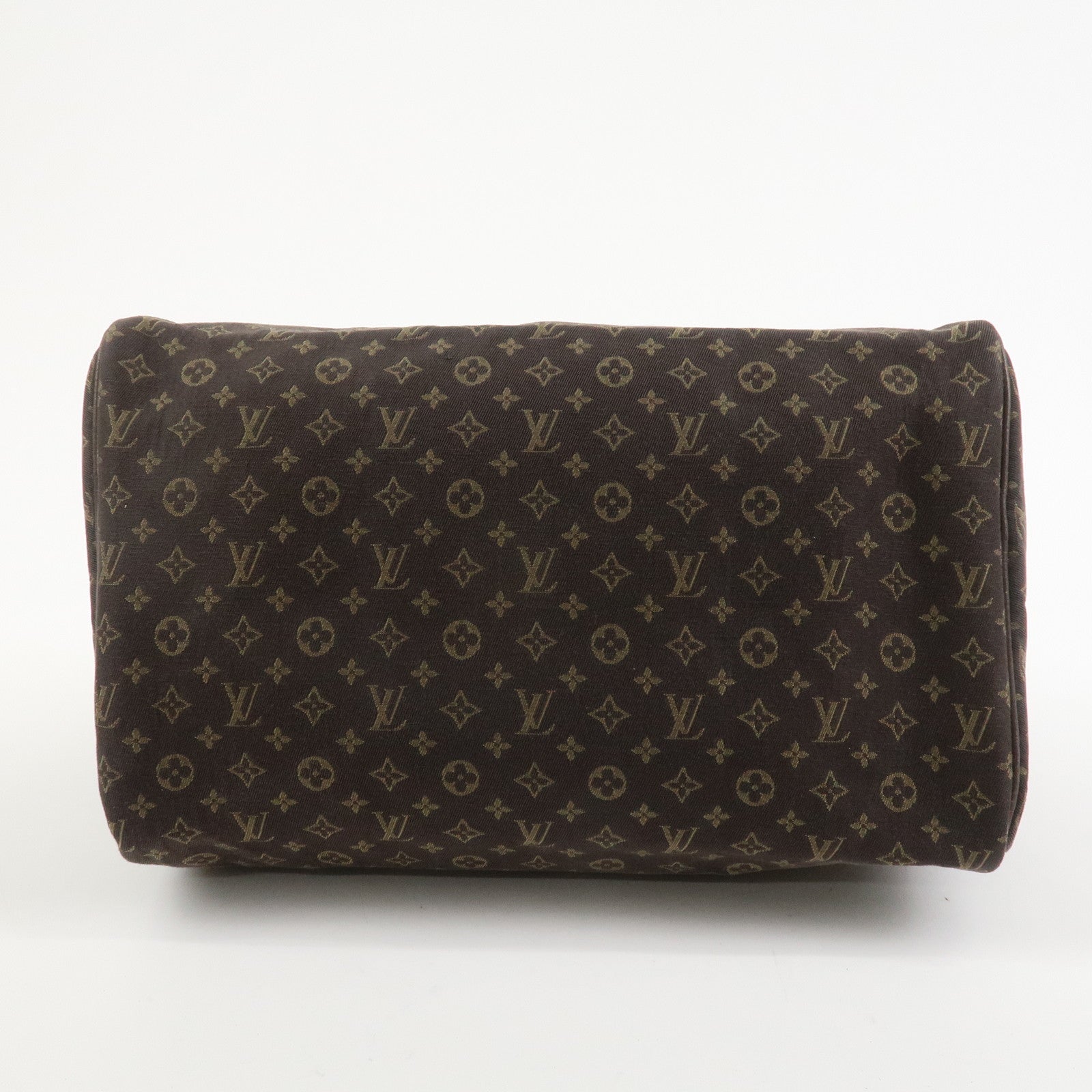 Louis Vuitton Monogram Mini Lin Speedy 30 Boston Bag Ebene M95224