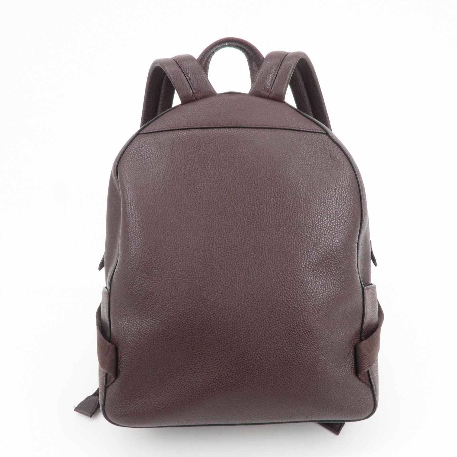 COACH Logo Leather Backpack Rucksack Brown