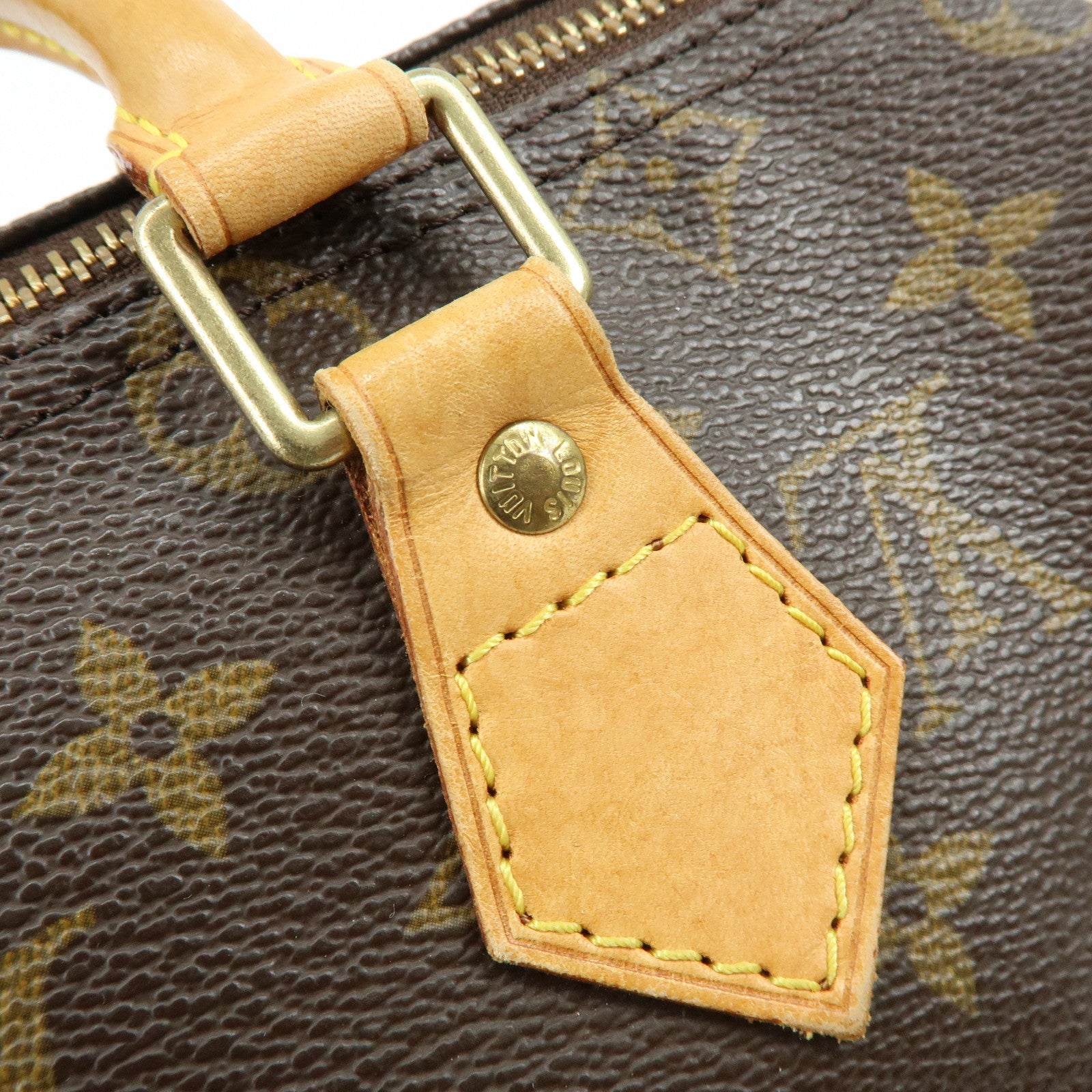 Louis Vuitton Monogram Speedy 25 Boston Bag Hand Bag Brown M41528