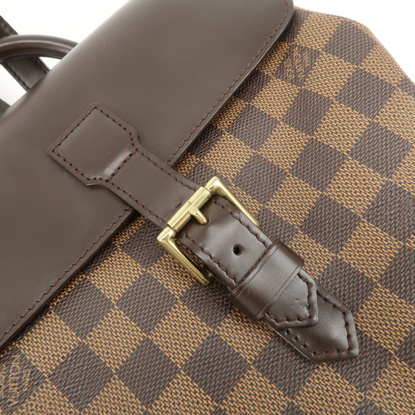 Louis Vuitton Damier Canvas Soho Backpack Ruck Sac Brown N51132