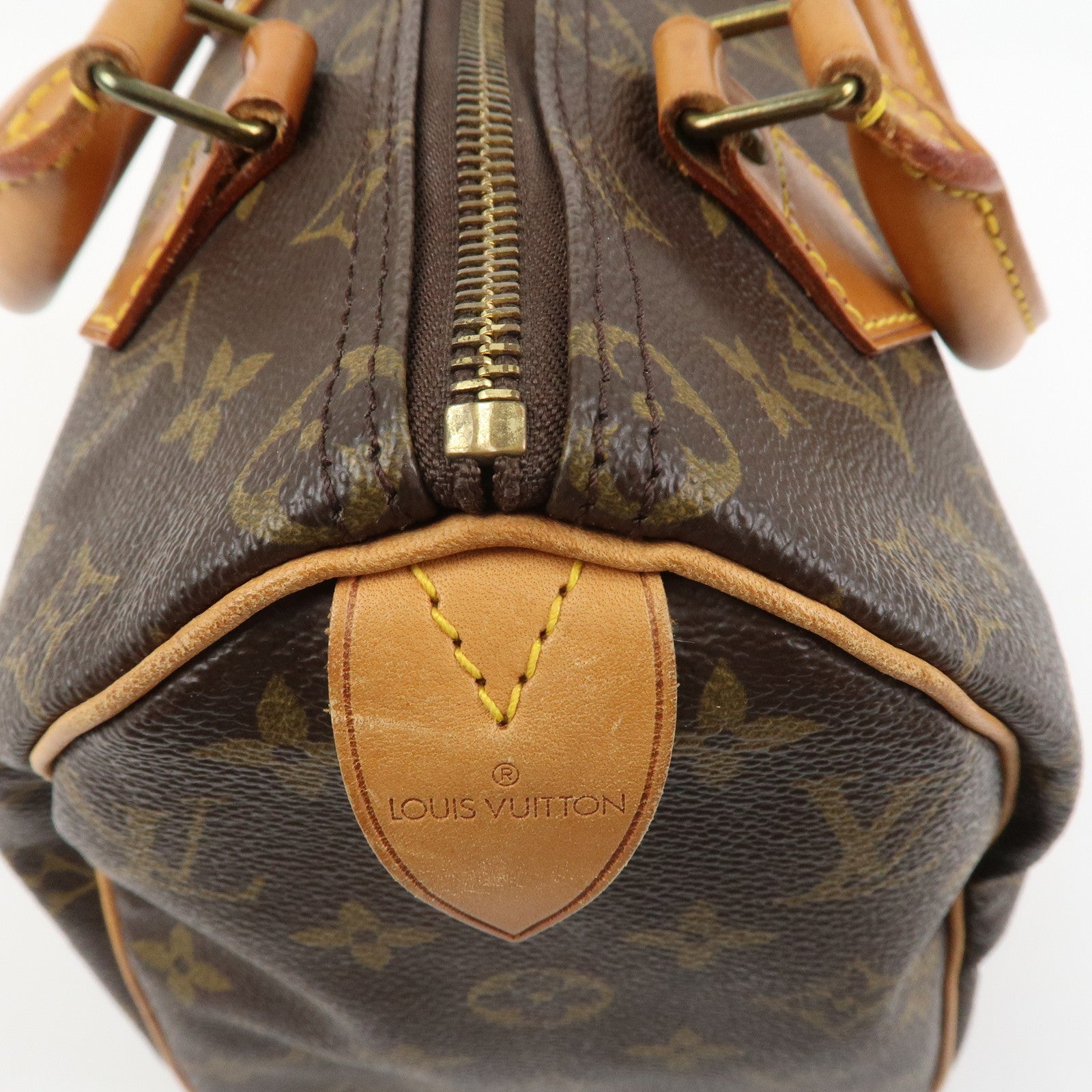 Louis Vuitton Monogram Speedy 25 Boston Bag Hand Bag Brown M41528