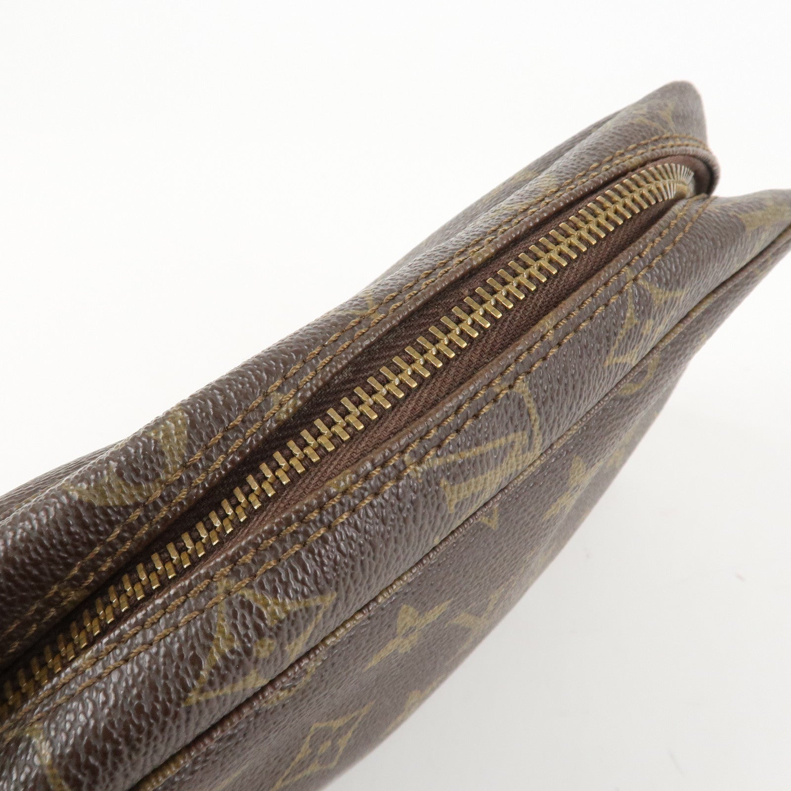Louis Vuitton Monogram Trousse Toilette 23 Pouch Brown M47524 Used
