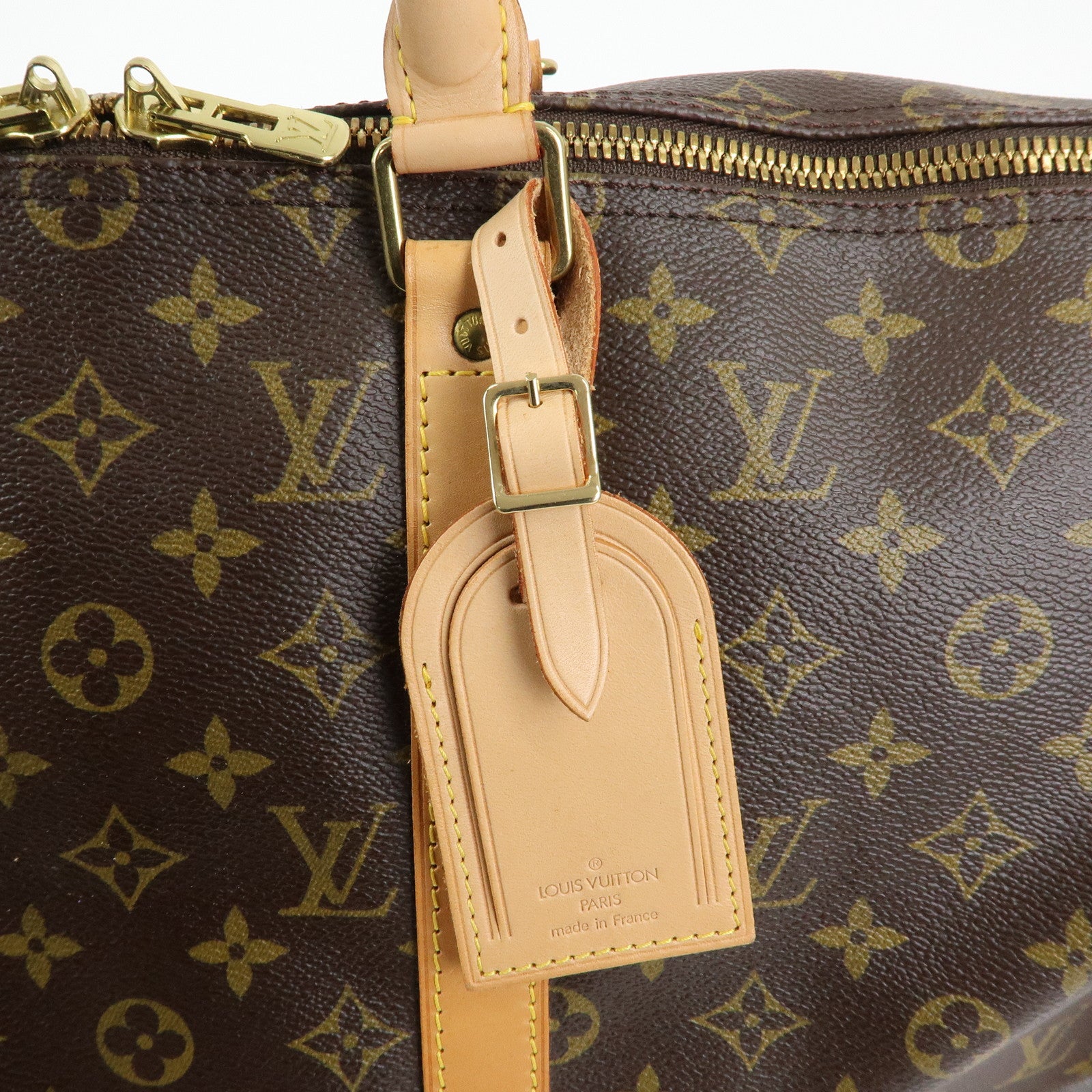 Louis Vuitton Monogram Keep All Bandouliere 50 Boston Bag M41416