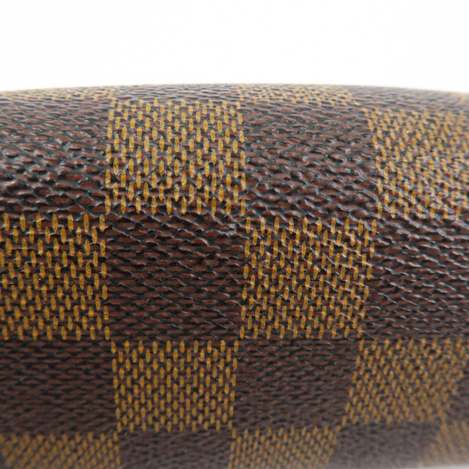 Louis Vuitton Damier Ebene Pochette Cosmetic PM Pouch Brown N47516