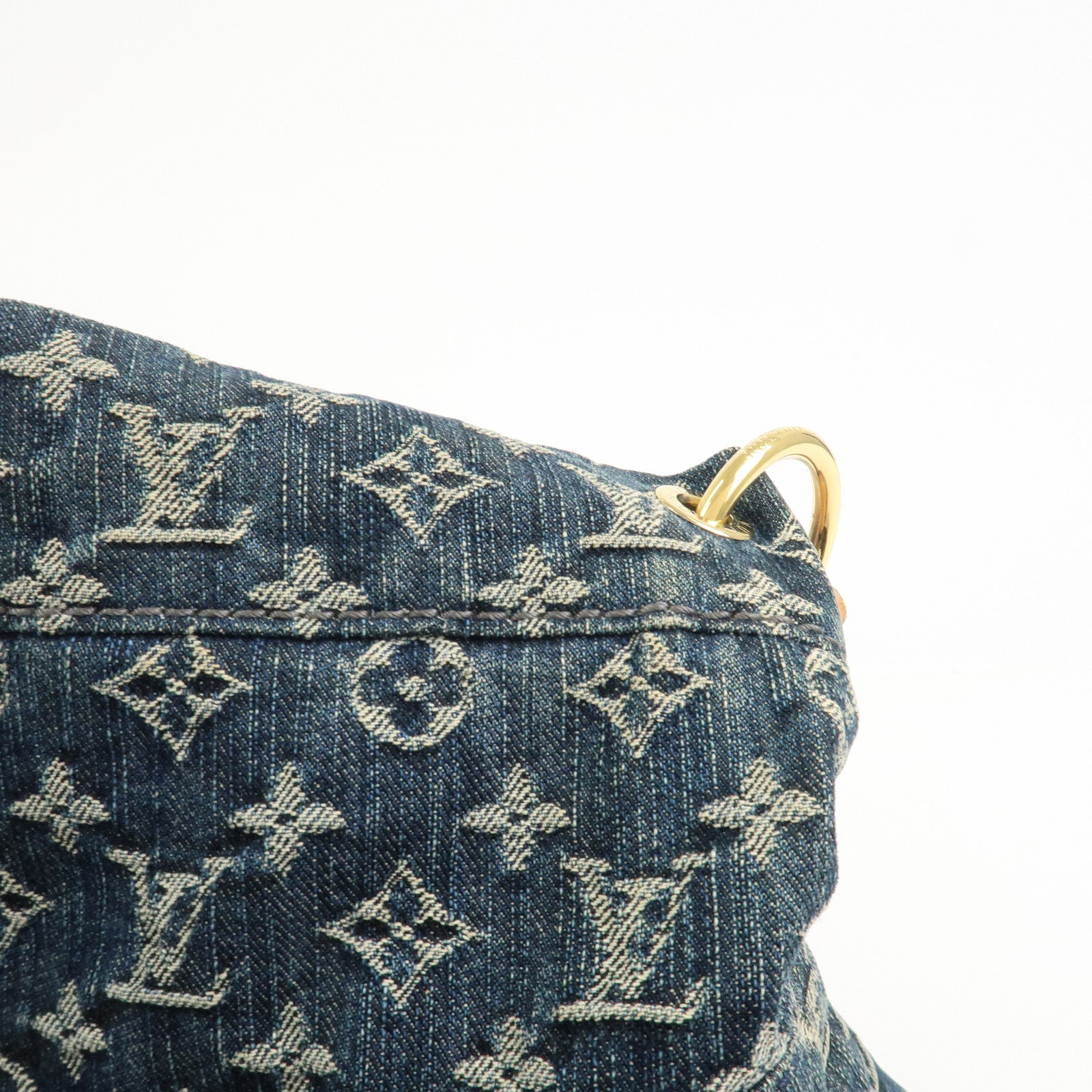 Louis Vuitton Monogram Denim Daily GM Shoulder Bag Hand Bag M40493
