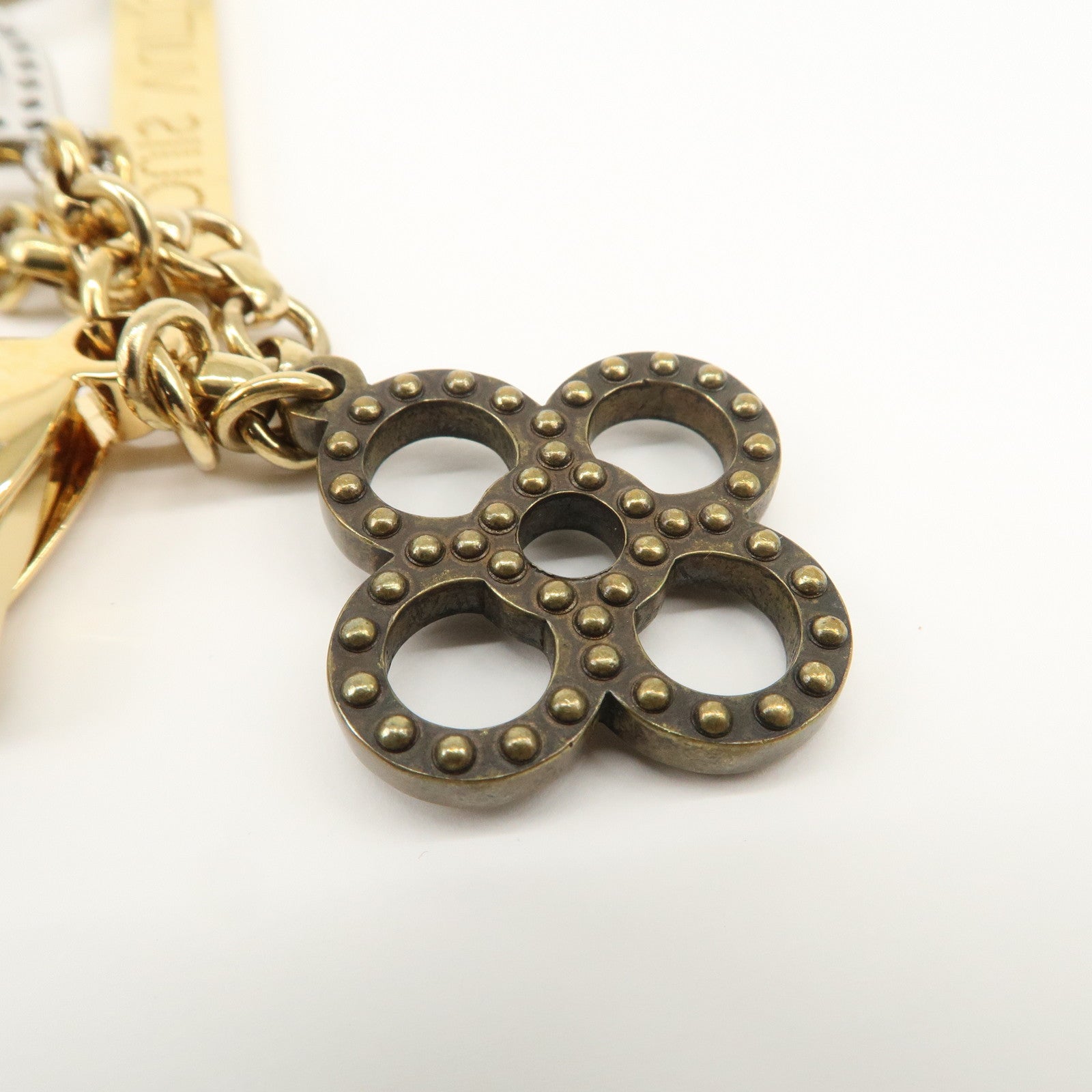 Louis Vuitton Bijoux Sac Tapage Metal Bag Charm Gold Silver M65090