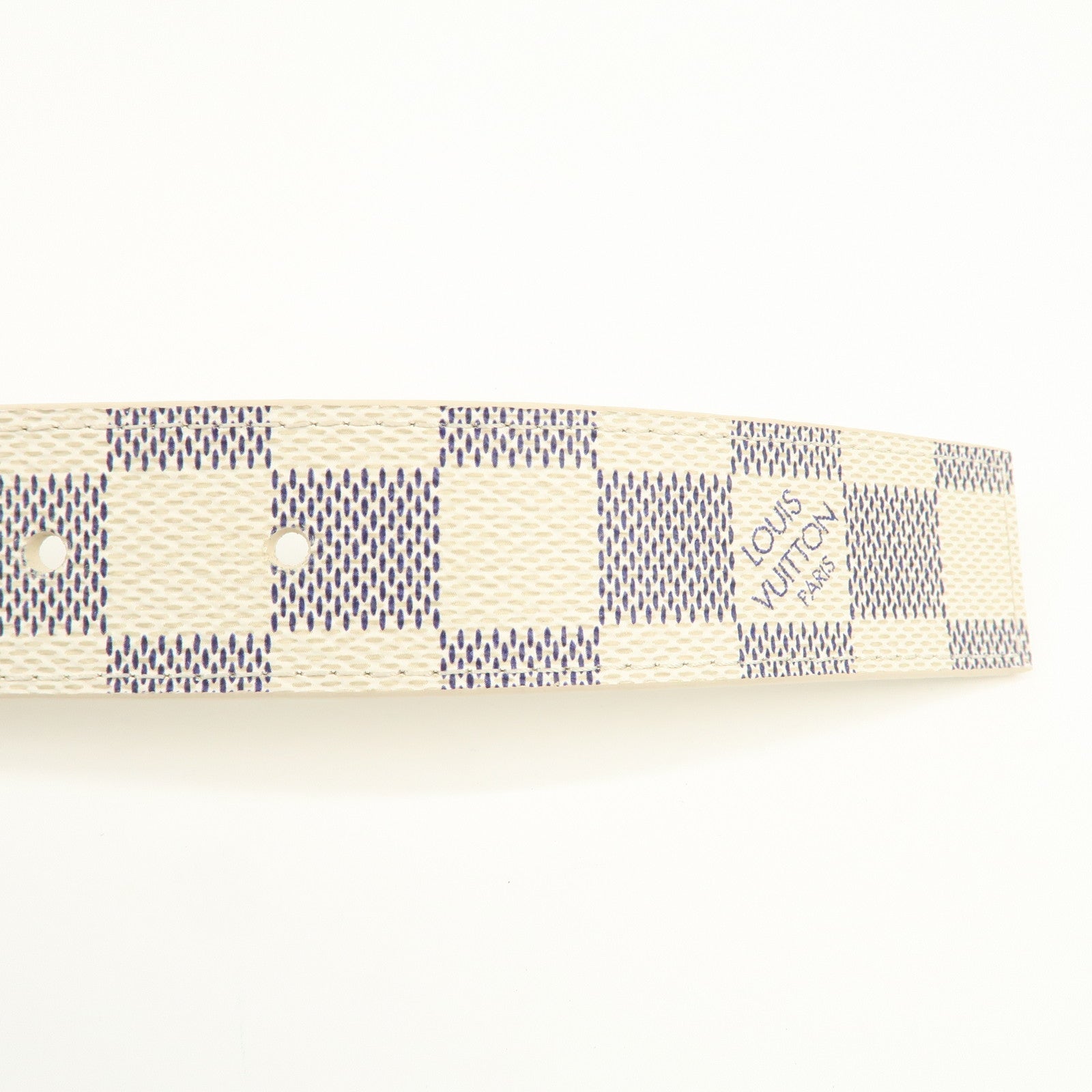 Louis Vuitton Damier Azur Ceinture Canvas Belt 85/34 M9678