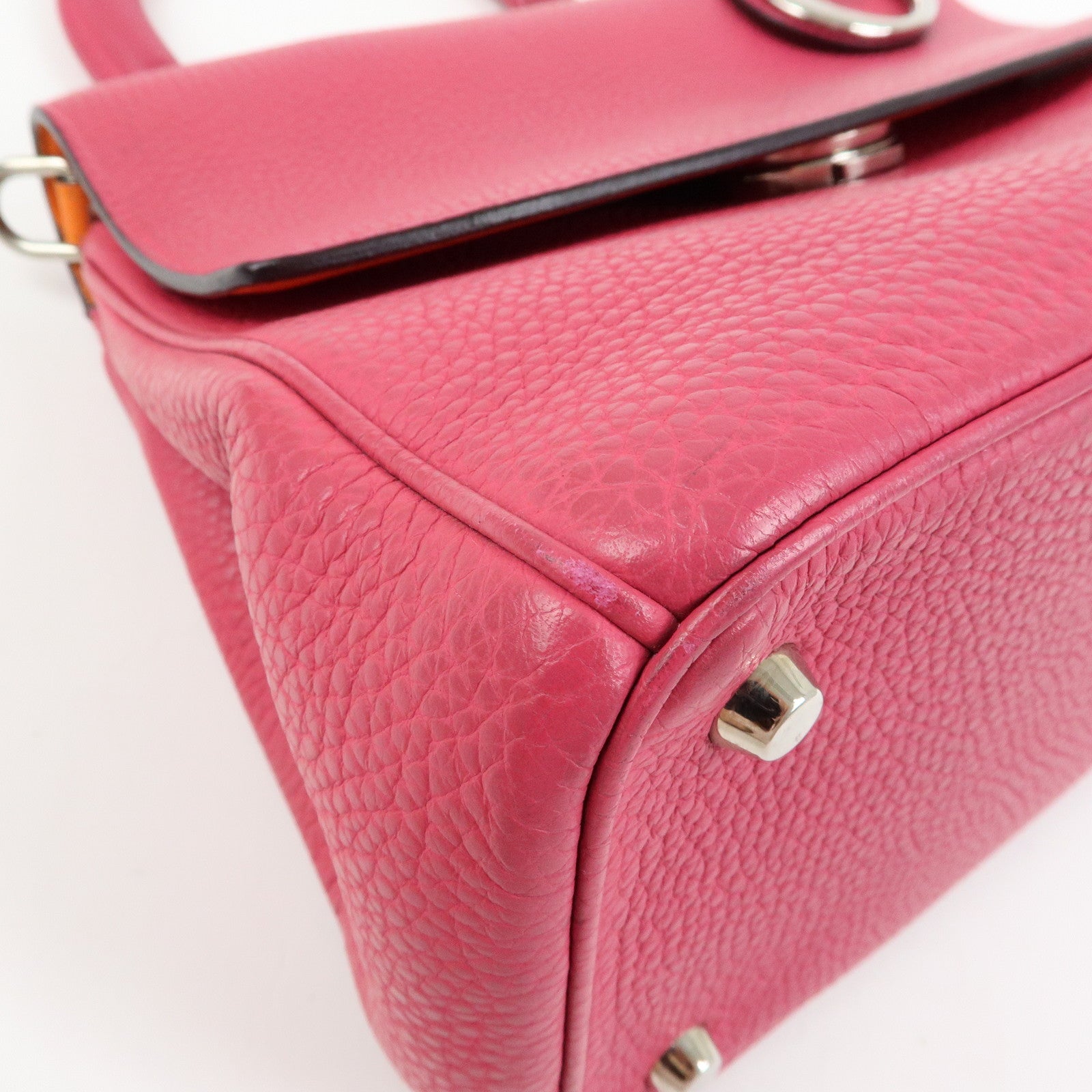 Christian Dior Be Dior Leather 2Way Bag Hand Bag Shoulder Bag Pink