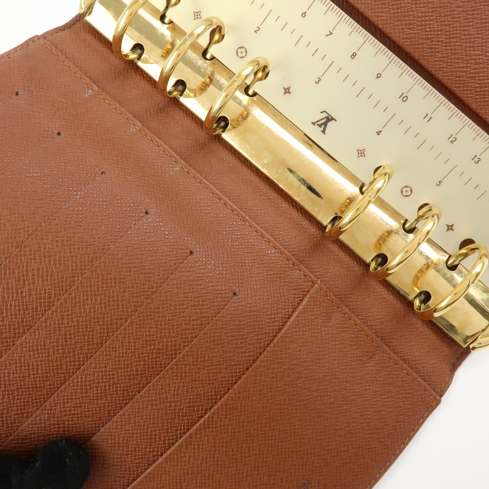 Louis Vuitton Monogram Agenda MM Planner Cover Brown R20105
