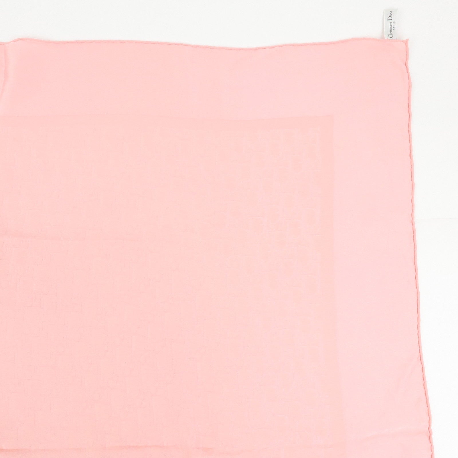 Christian Dior Trotter Silk 100% Scarf Pink