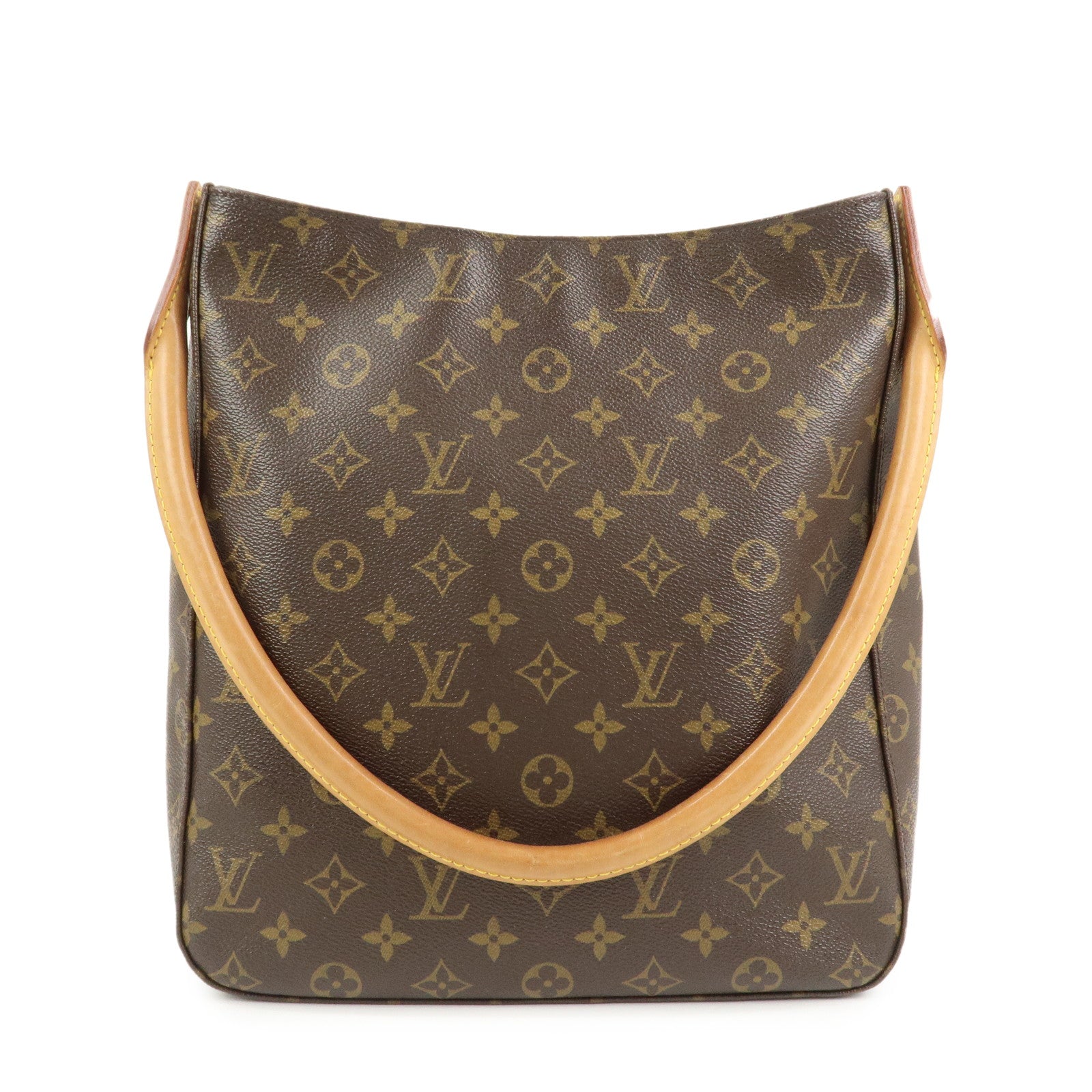 Louis Vuitton Monogram Looping GM Shoulder Bag Brown M51145