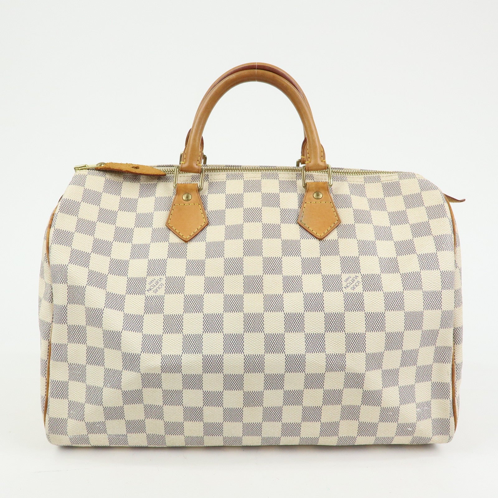 Louis Vuitton Damier Azur Speedy 35 Boston Bag Hand Bag N41535