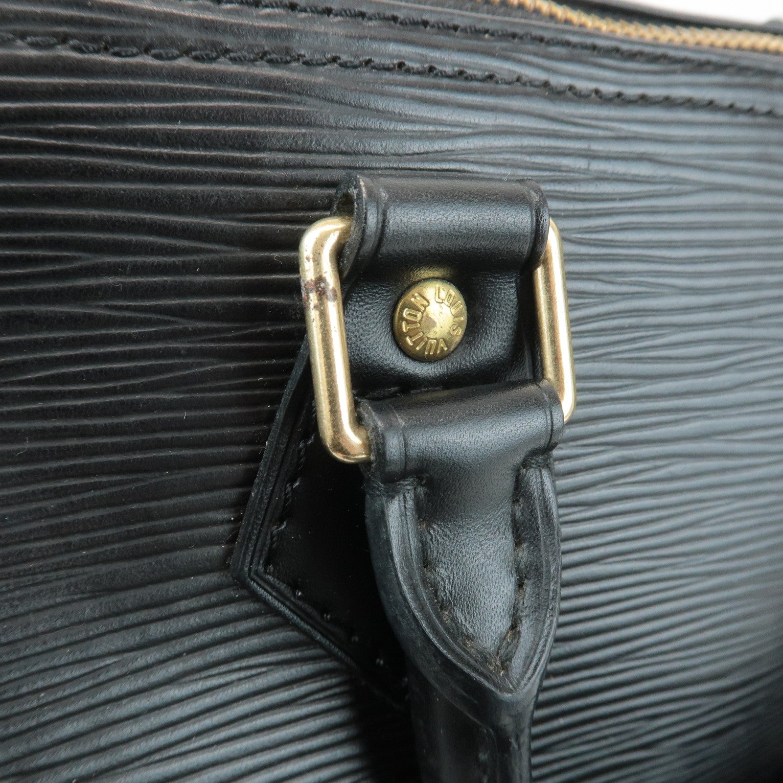 Louis Vuitton Epi Speedy 25 Boston Bag Hand Bag Noir M43012 Used