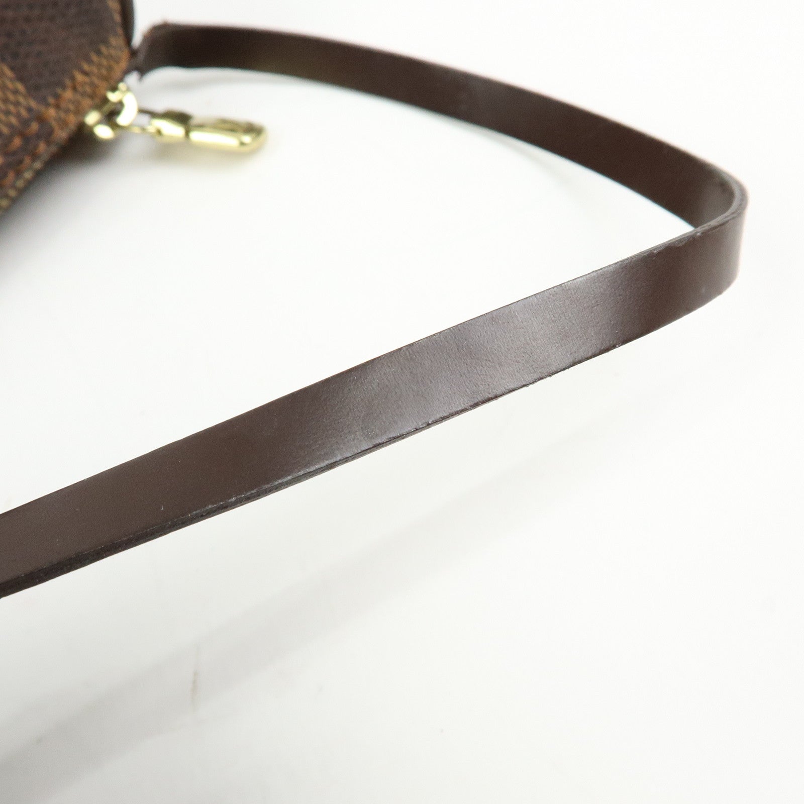 Louis Vuitton Dameir Mini Pouch for Papillon Bag Damier Ebene Brown