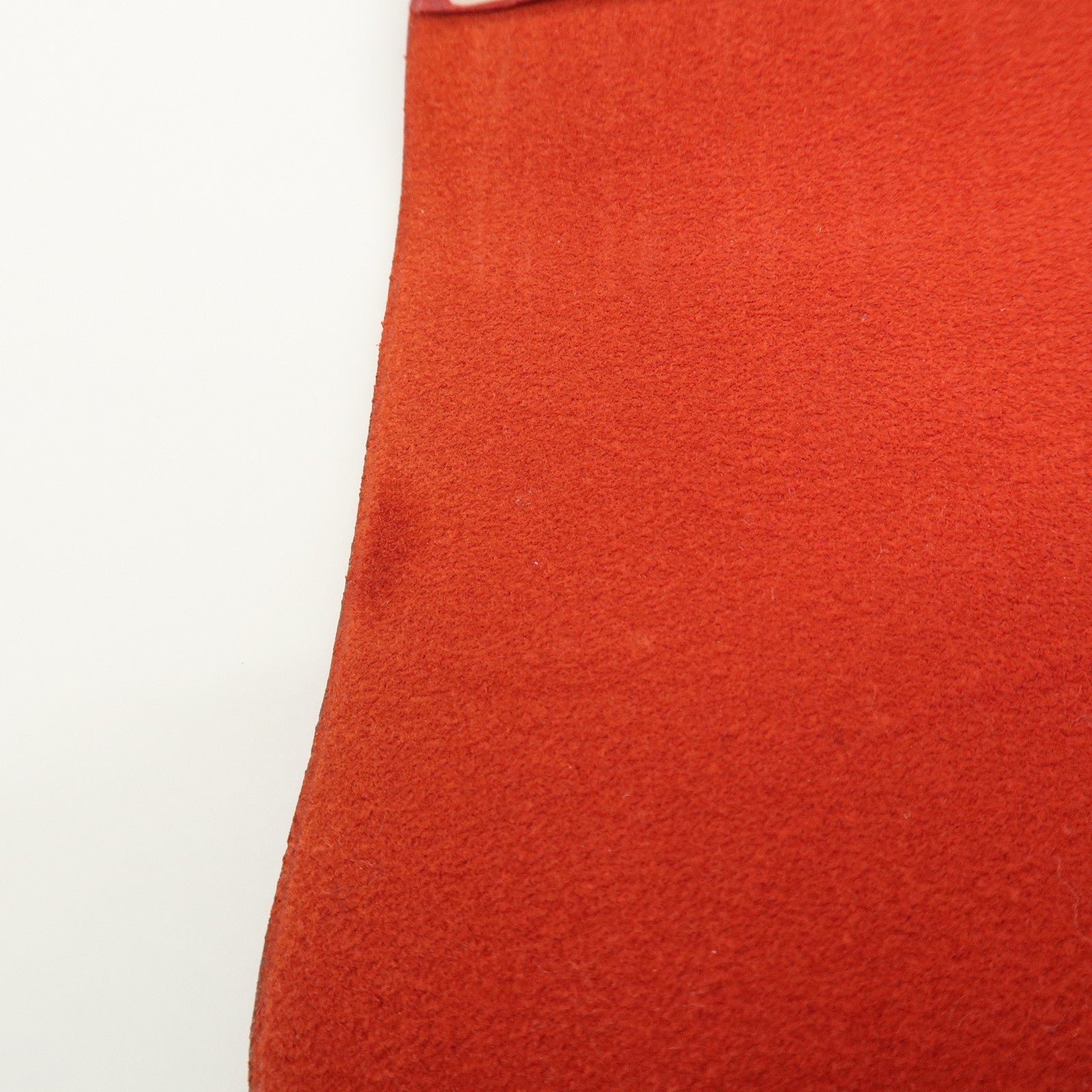 HERMES Cahier Rouleaul Leather Notebook Cover Red