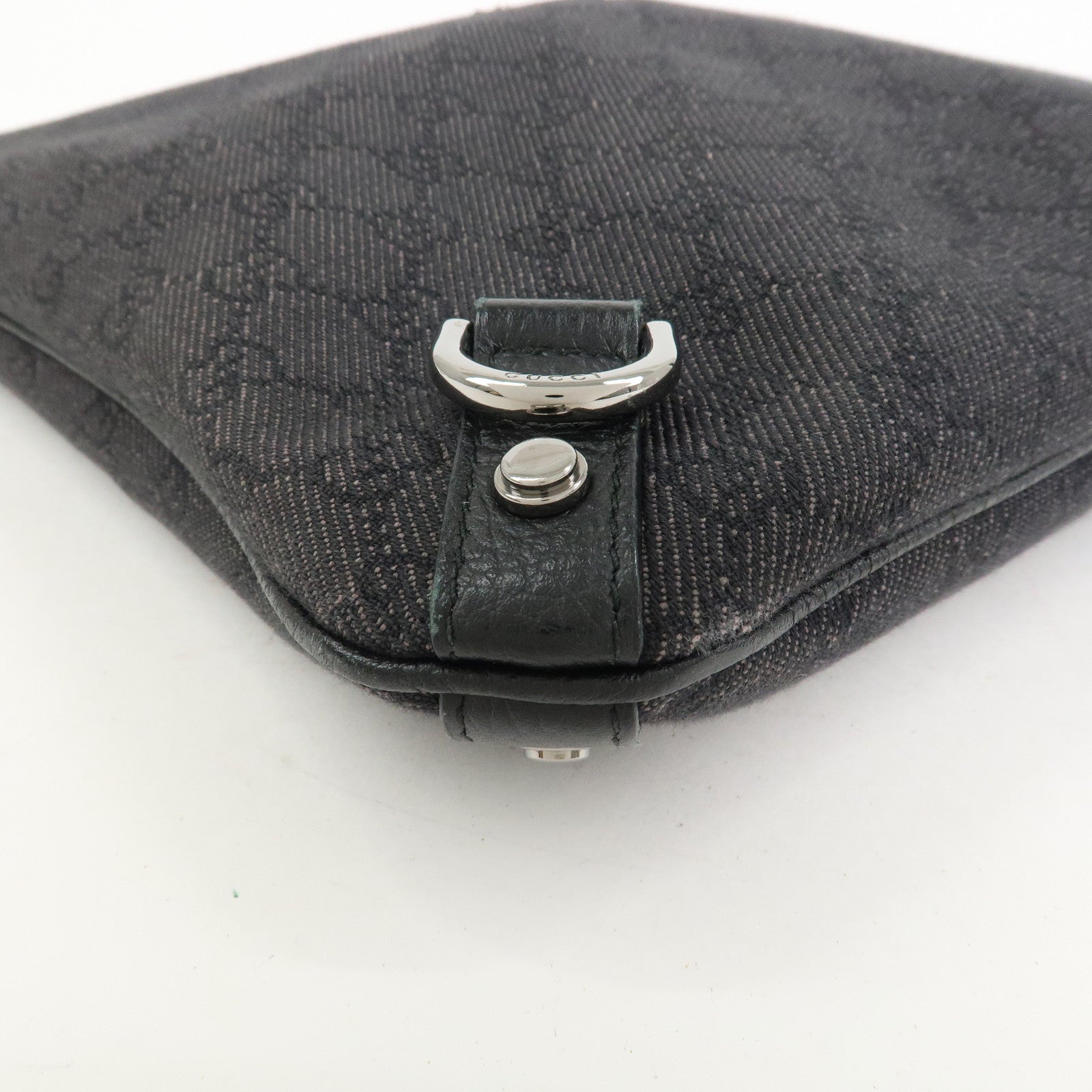 GUCCI Abbey GG Canvas Leather Shoulder Bag Crossbody Bag 268642