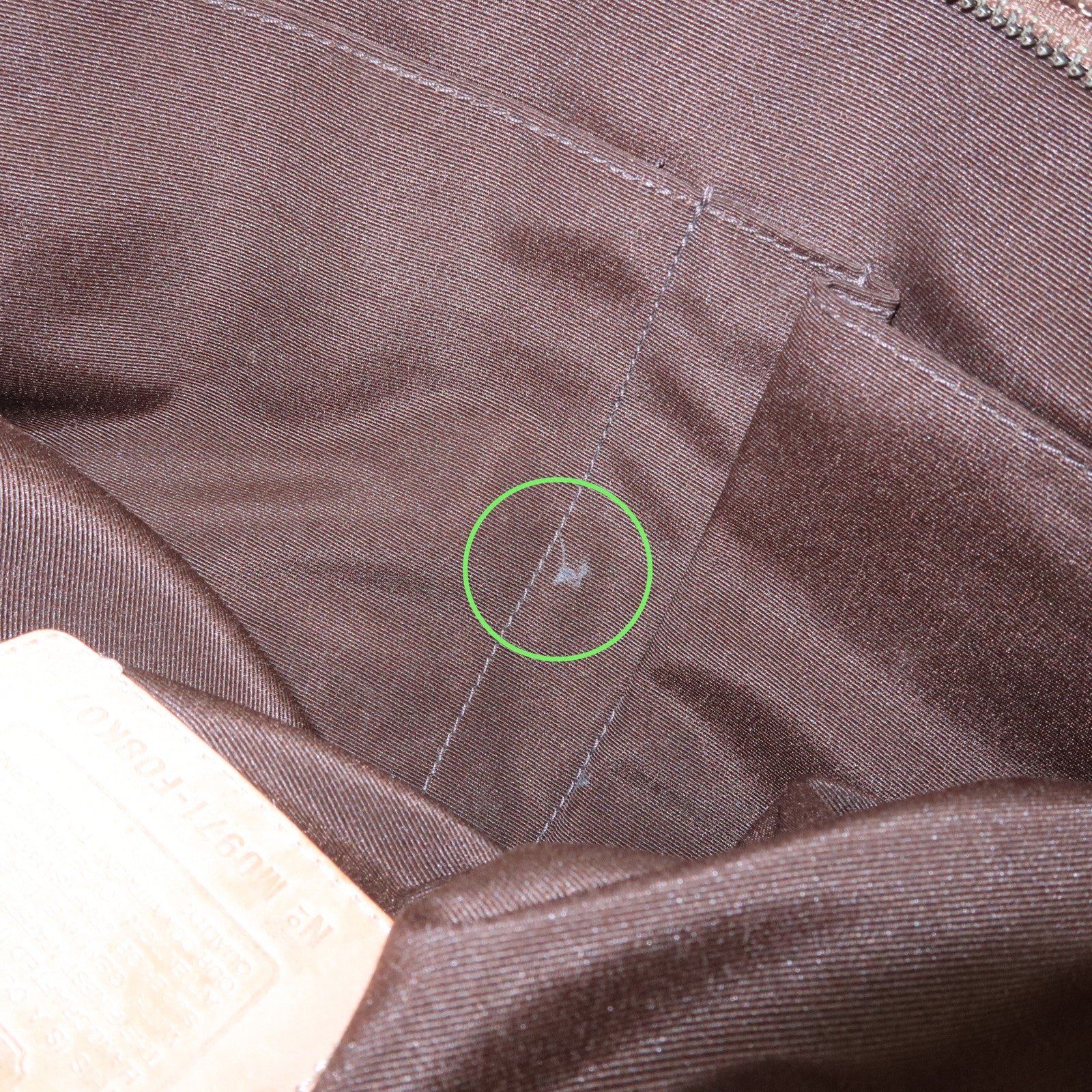 COACH Signature Set Of 2 Canvas Leather Hand Bag Brown Navy