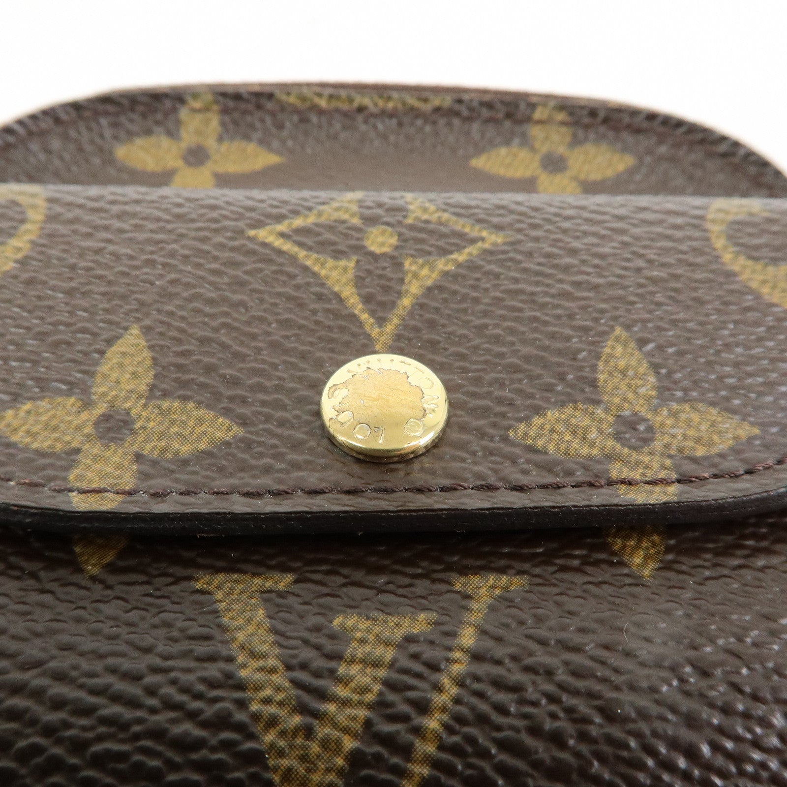 Louis Vuitton Monogram Porte Monnaie Shilling Coin Case M60025