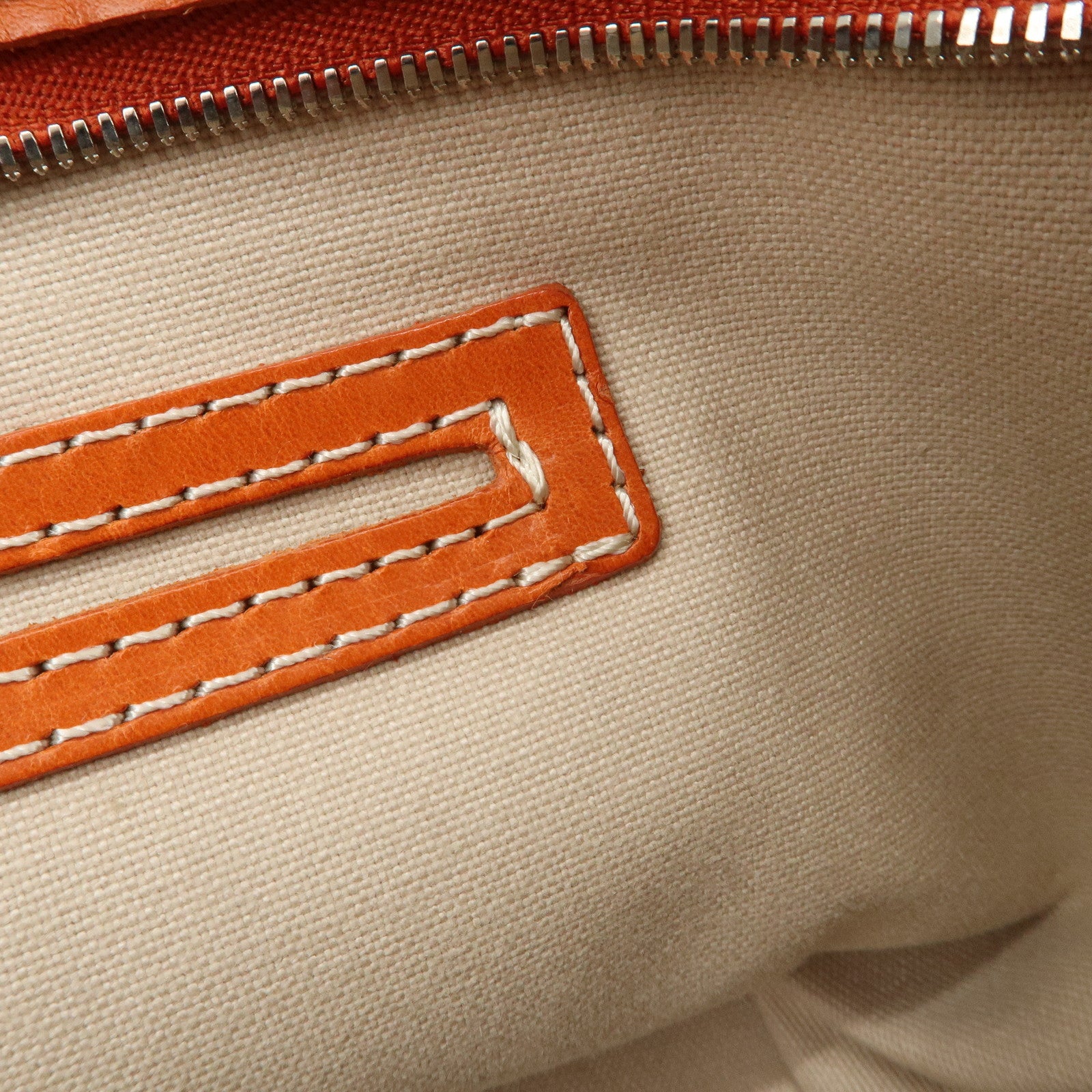 BURBERRY Blue Label  Canvas Leather Shoulder Bag Ivory Brown