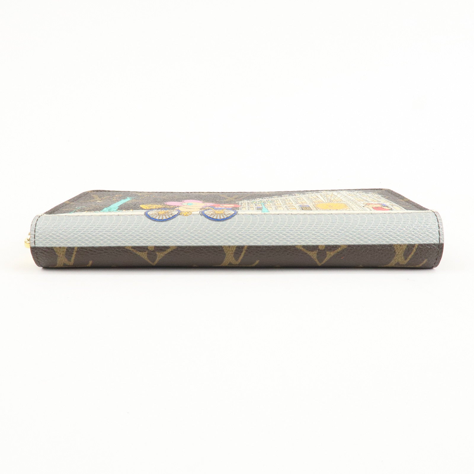 Louis Vuitton Monogram Vivienne Zippy Long Wallet Brown M81544 Used