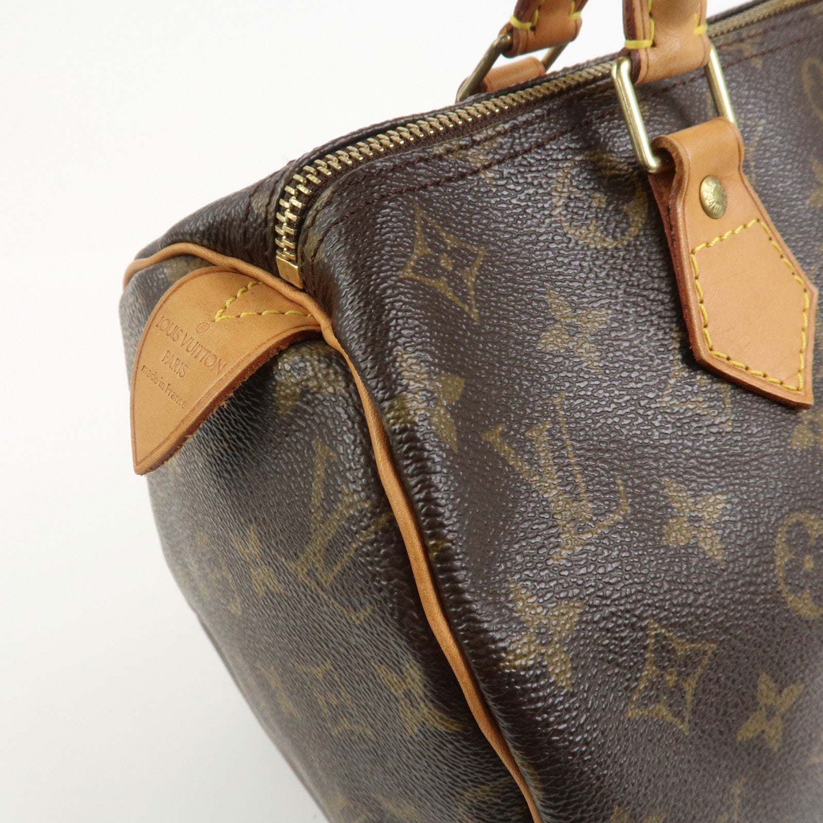 Louis Vuitton Monogram Speedy 30 Boston Bag Hand Bag Brown M41526